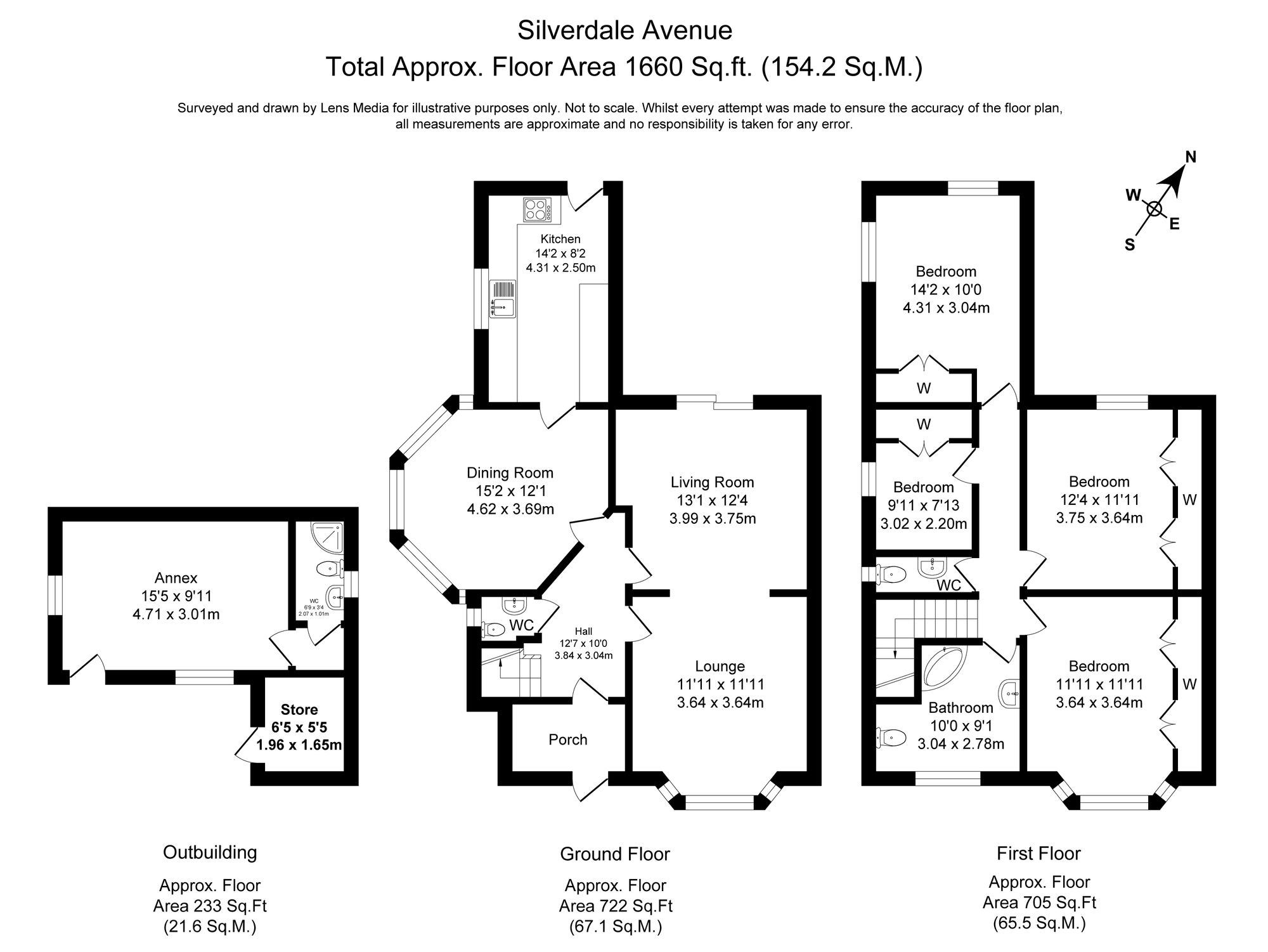 4 bed detached house for sale in Silverdale Avenue, Manchester - Property Floorplan