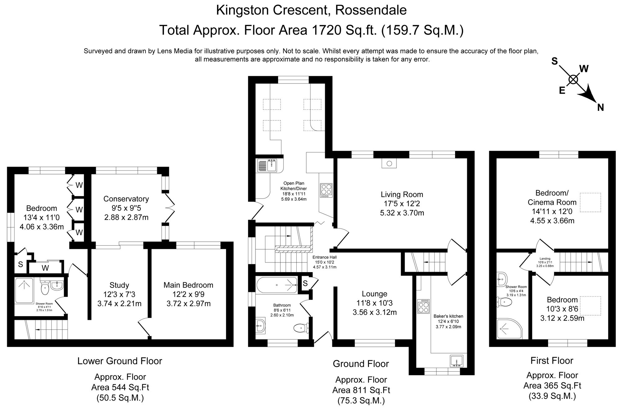 4 bed detached house for sale in Kingston Crescent, Rossendale - Property Floorplan