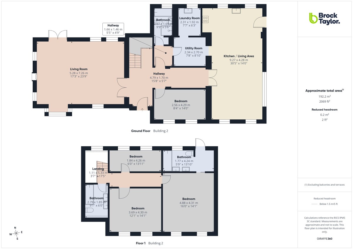 4 bed detached house to rent in Cowfold Road, Bolney - Property floorplan
