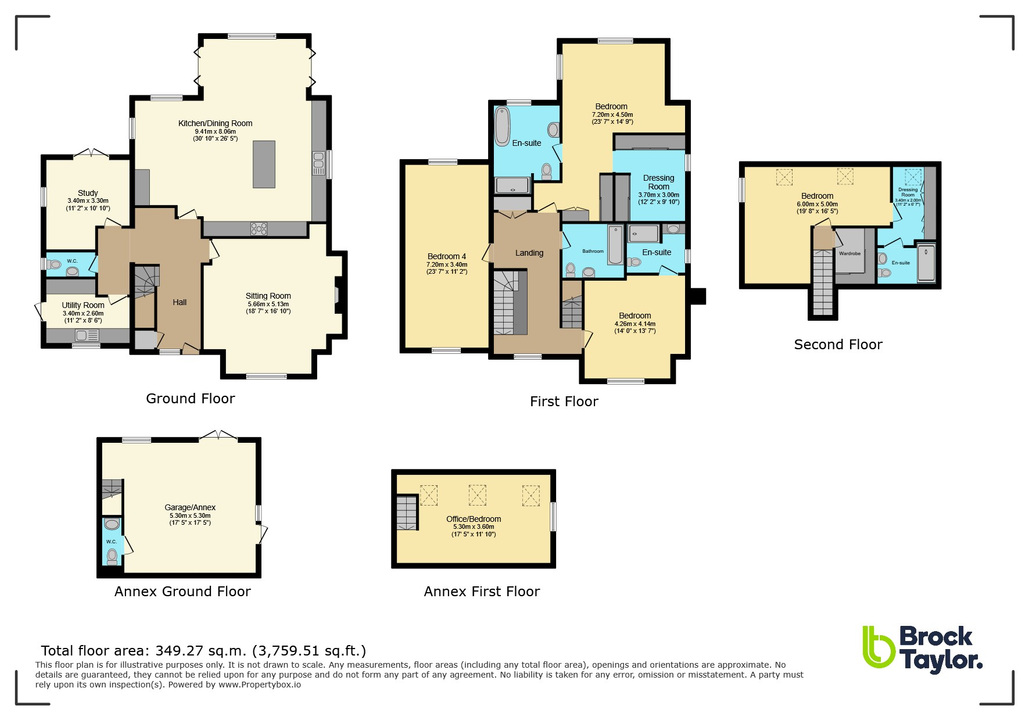 5 bed detached house for sale in Warninglid Lane, Warninglid - Property floorplan