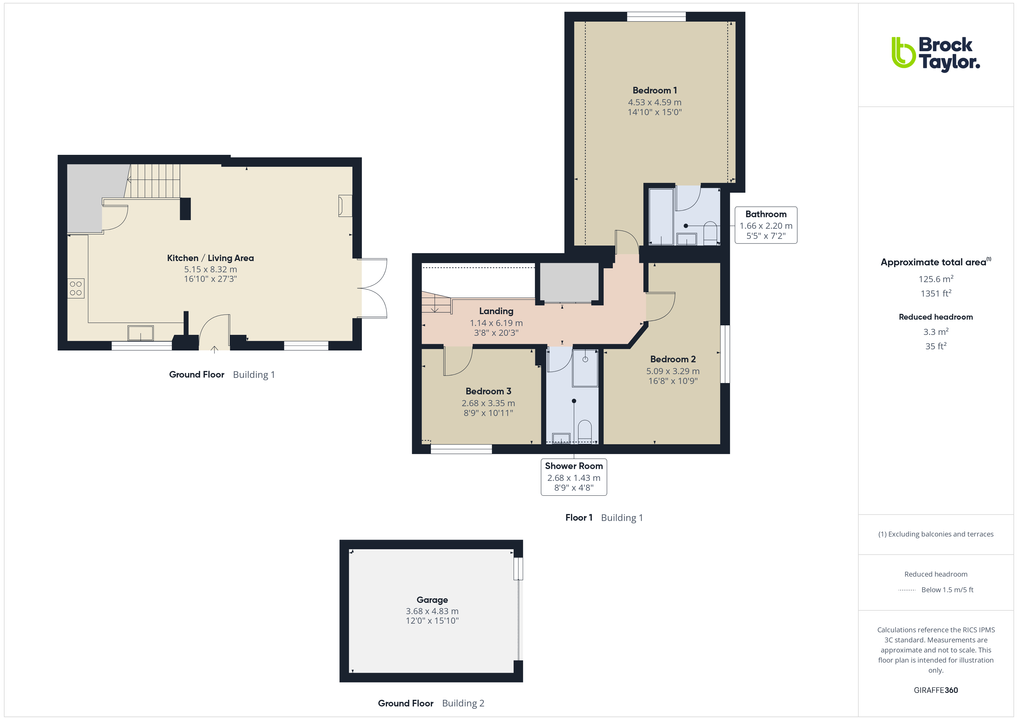 3 bed semi-detached house for sale in Little Cross, Church Street, Warnham, Horsham, West Sussex - Property floorplan