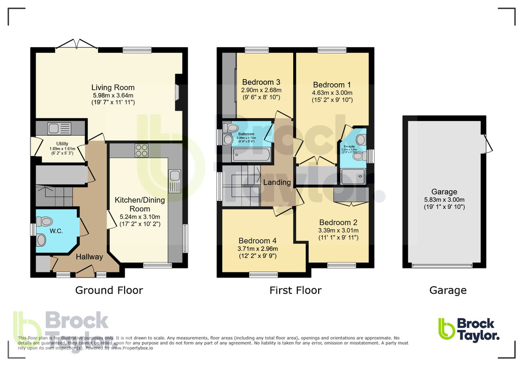 4 bed detached house for sale in Charters Gate Way, Wivelsfield Green - Property floorplan
