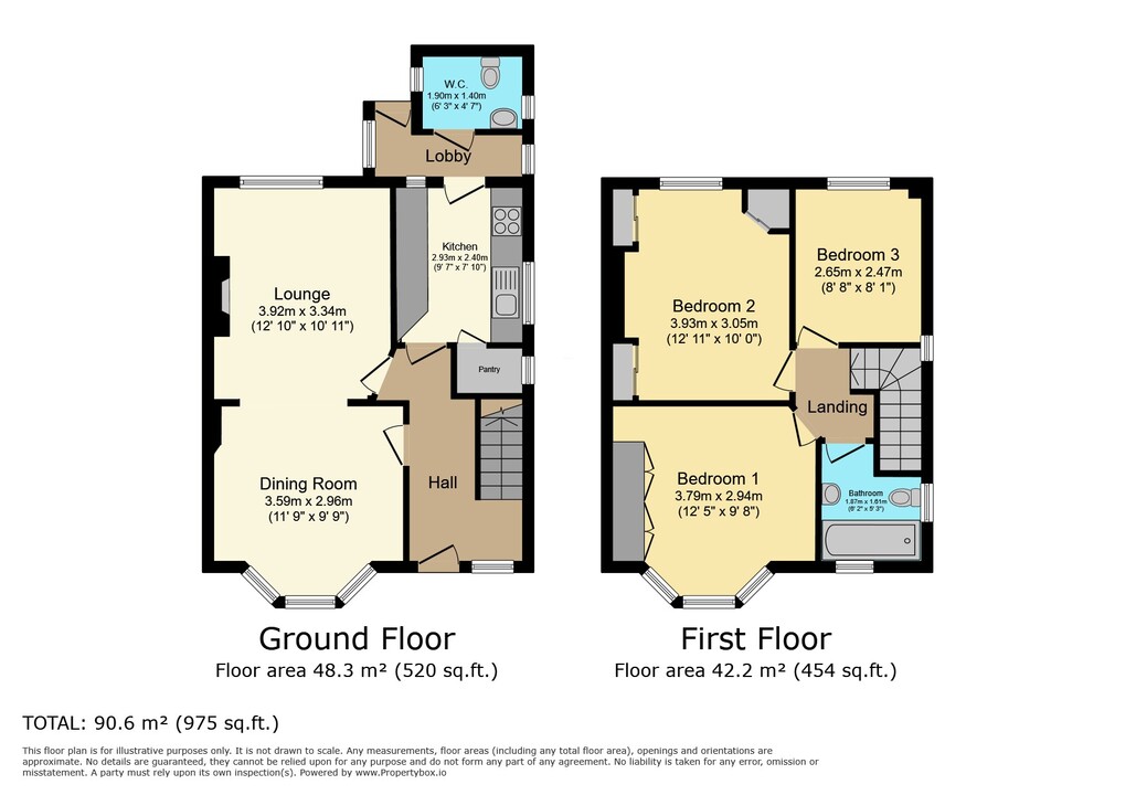3 bed semi-detached house for sale in Sedgwick Lane, Horsham - Property floorplan