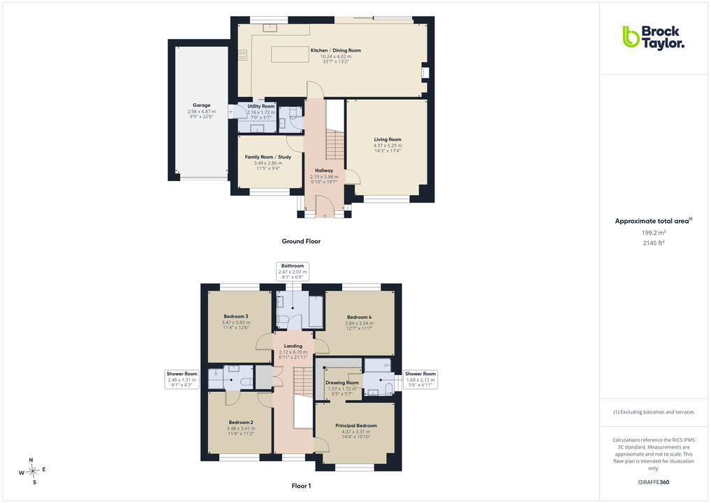 4 bed detached house for sale in Meadow View, Monks Gate, Horsham, West Sussex - Property floorplan