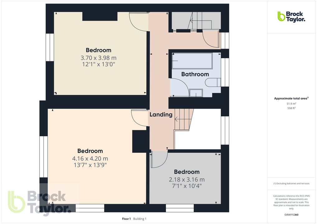 4 bed end of terrace house for sale in Staplefield Road, Cuckfield, West Sussex, RH17 - Property floorplan