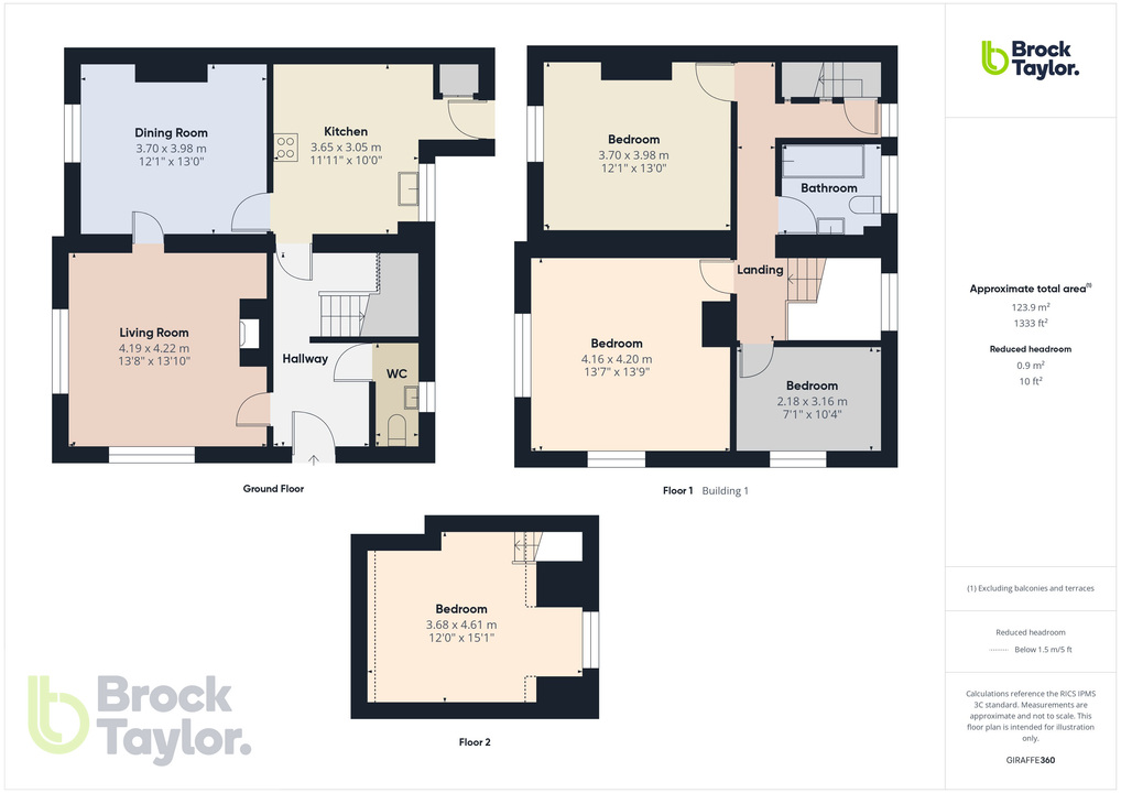 4 bed end of terrace house for sale in Staplefield Road, Cuckfield, West Sussex, RH17 - Property floorplan
