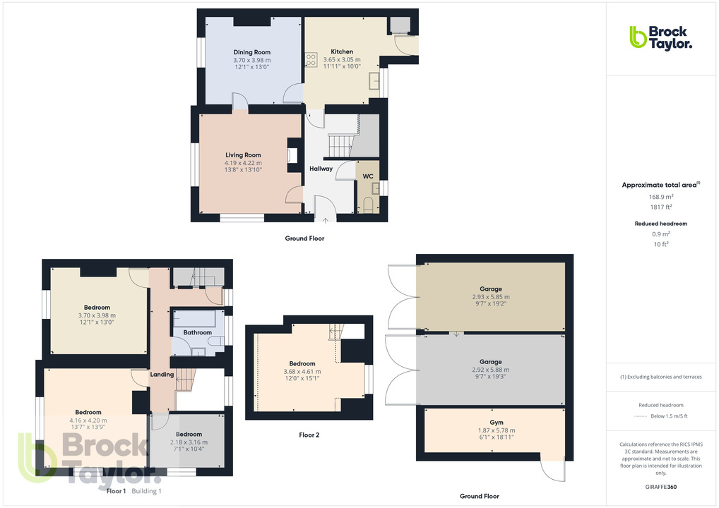 4 bed end of terrace house for sale in Staplefield Road, Cuckfield, West Sussex, RH17 - Property floorplan