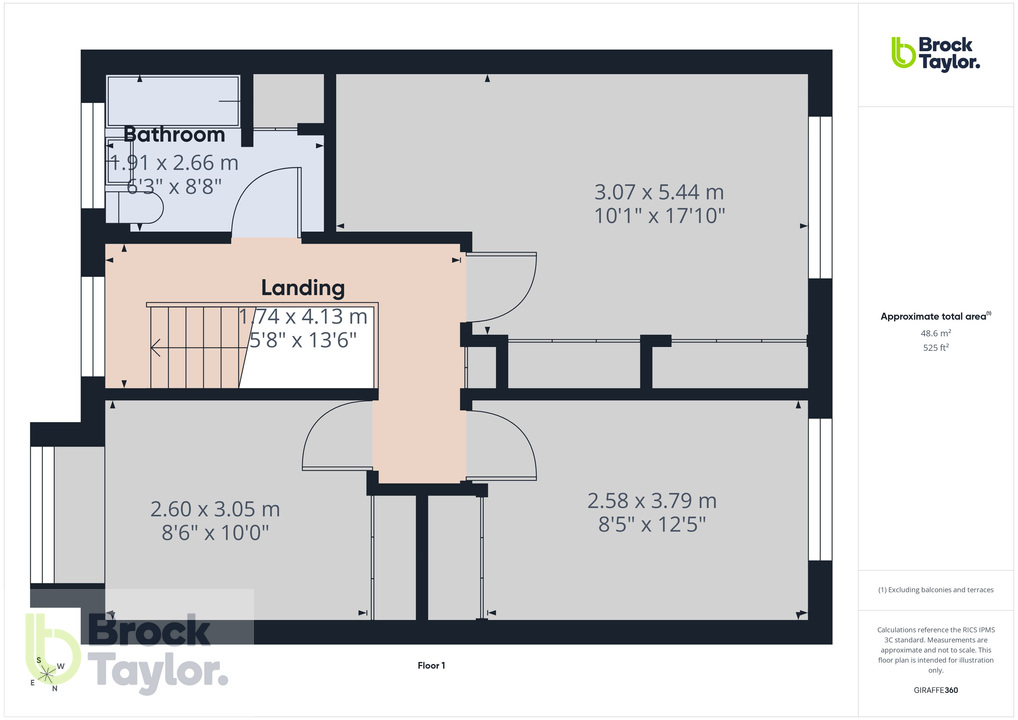 3 bed terraced house for sale in Linden Grove, Lindfield, West Sussex, RH16 - Property floorplan