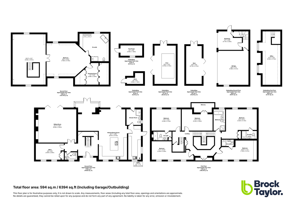 6 bed detached house for sale in Orchid Lodge, Kerves Lane, Horsham, West Sussex - Property floorplan