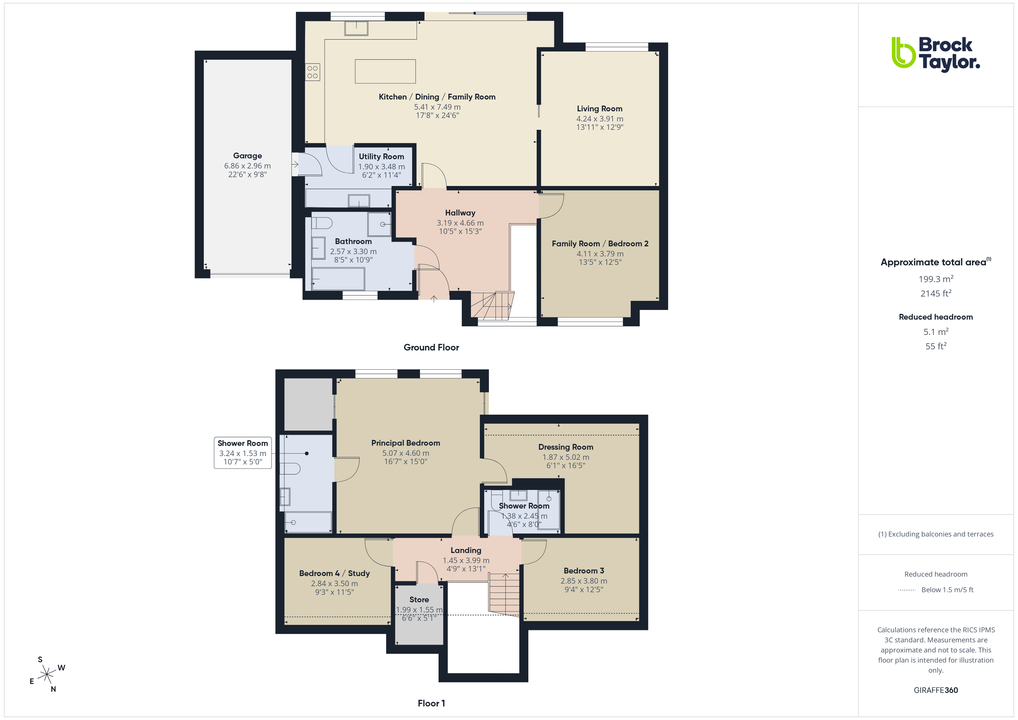 4 bed for sale in Meadow View, Monks Gate, Horsham, West Sussex - Property floorplan