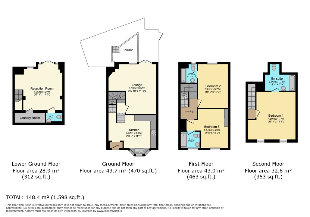 3 bed semi-detached house for sale in Church Street, Warnham, RH12 - Property floorplan