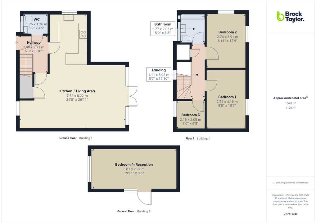 4 bed detached house for sale in Churchill Way, Broadbridge Heath, Horsham - Property floorplan