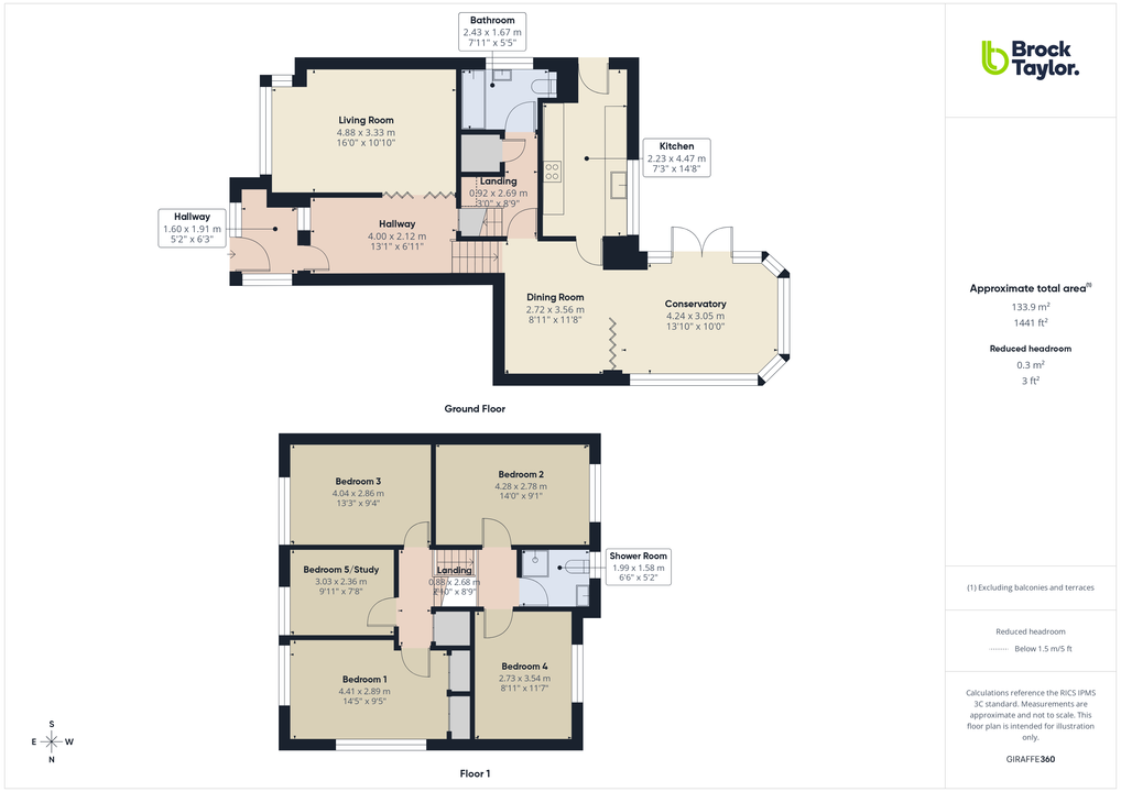 5 bed detached house for sale in Forestfield, Horsham, West Sussex - Property floorplan