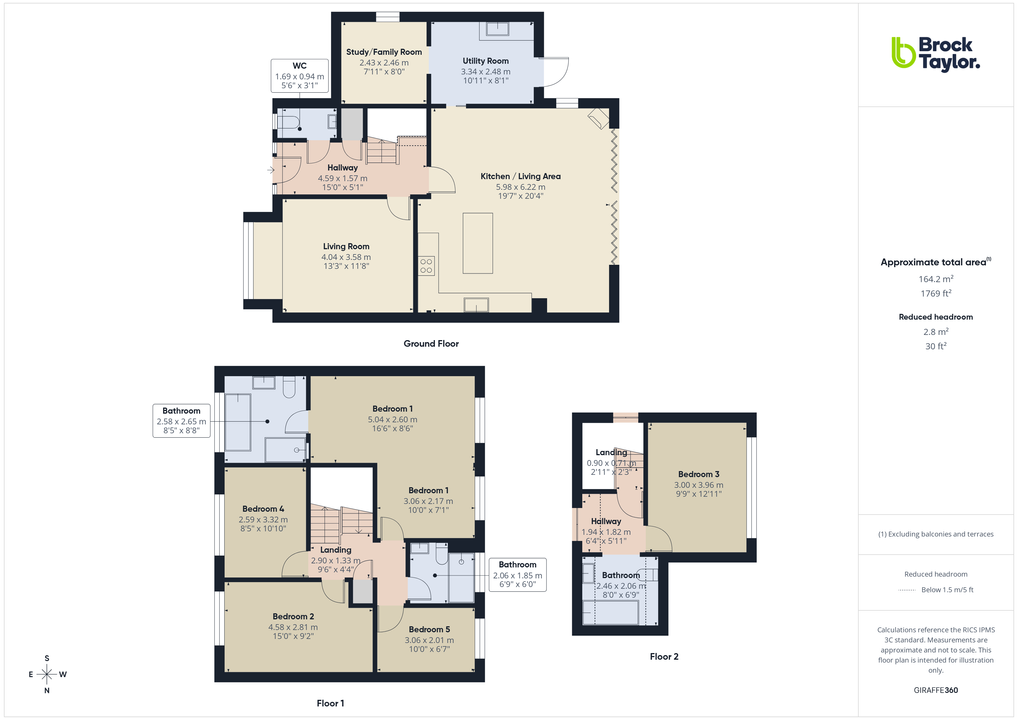 5 bed detached house for sale in St. Hughs Close, Crawley, West Sussex - Property floorplan