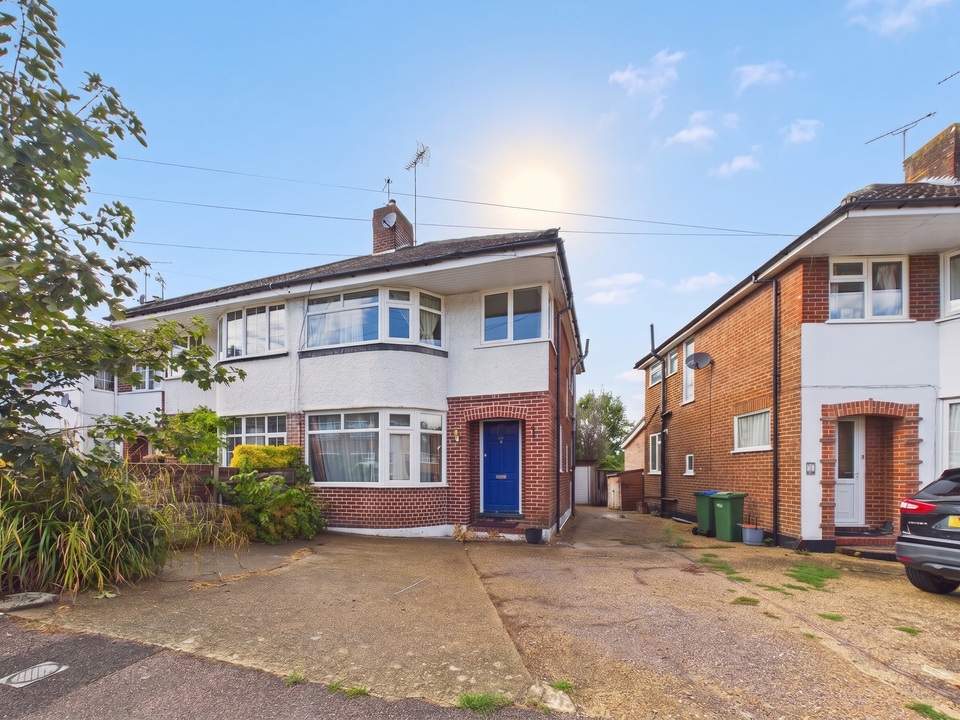 3 bed semi-detached house for sale in Rushams Road, Horsham, West Sussex  - Property Image 1