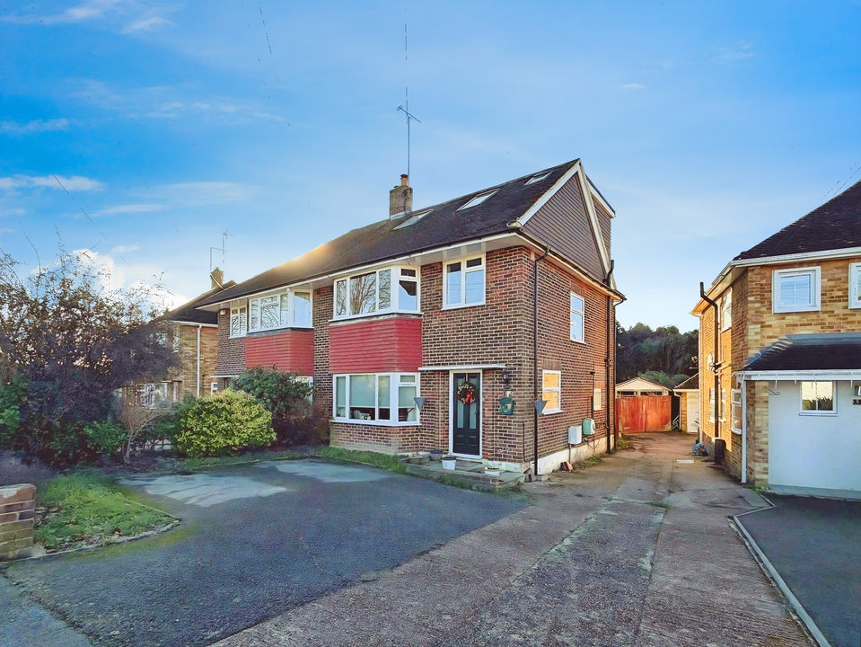 4 bed semi-detached house for sale in Hill Mead, Horsham, West Sussex  - Property Image 1