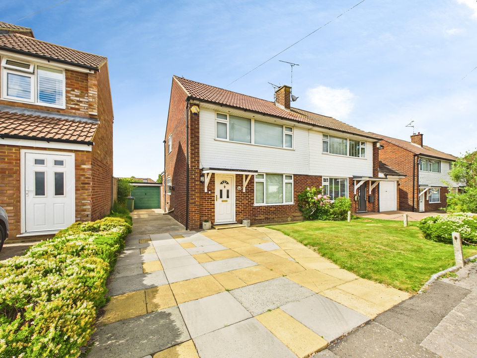 3 bed semi-detached house for sale in Farhalls Crescent, Horsham, West Sussex - Property Image 1