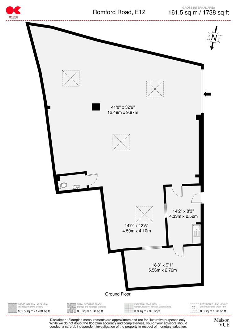 Commercial property to rent in Romford Road, Manor Park, E12 - Property floorplan