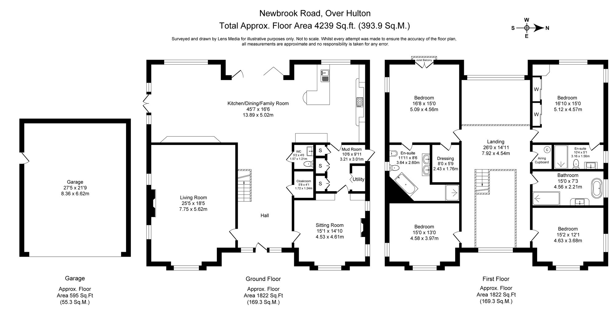 4 bed detached house for sale in Newbrook Road, Bolton - Property floorplan
