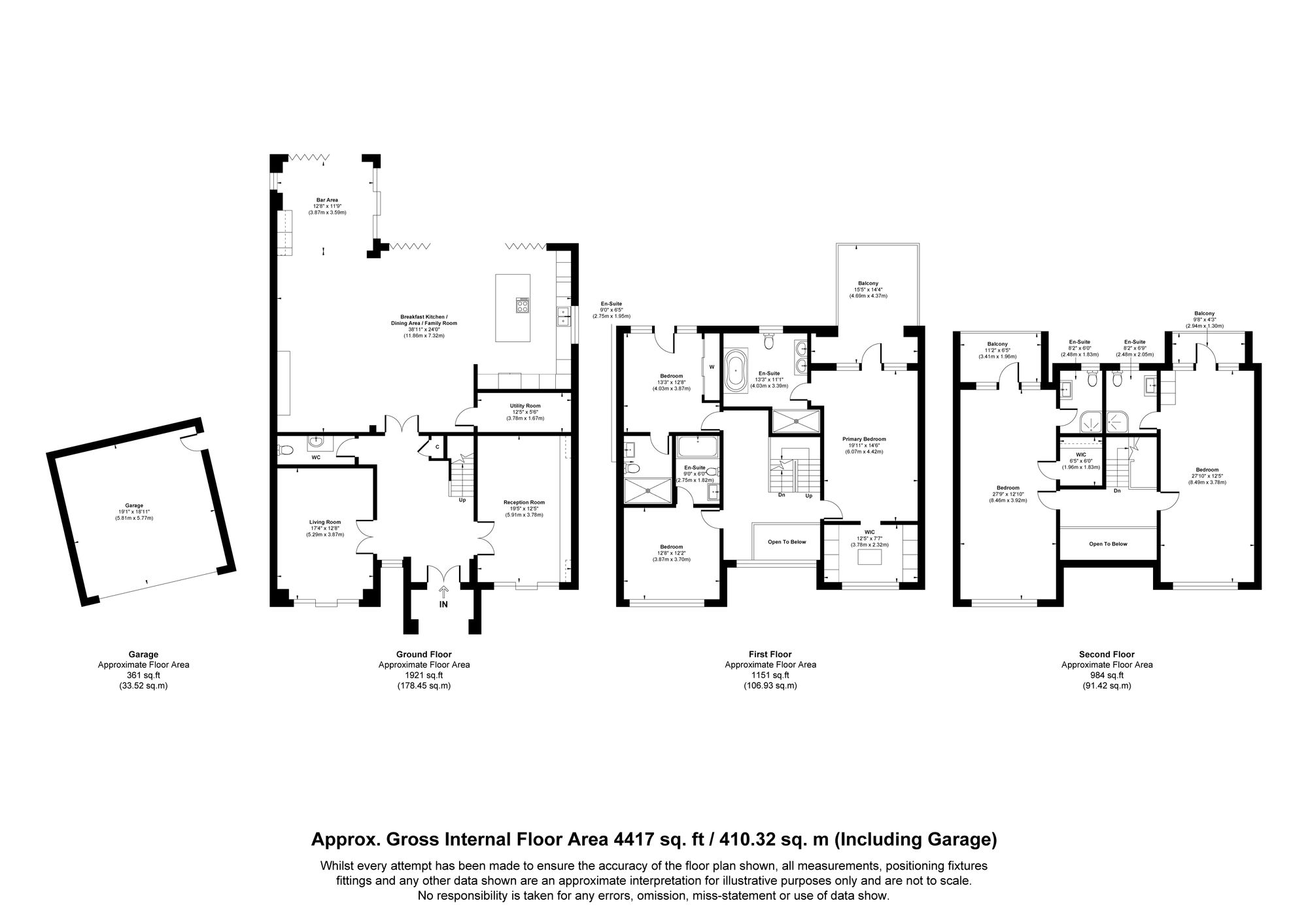 5 bed detached house for sale in Hesketh Park, Bolton - Property floorplan