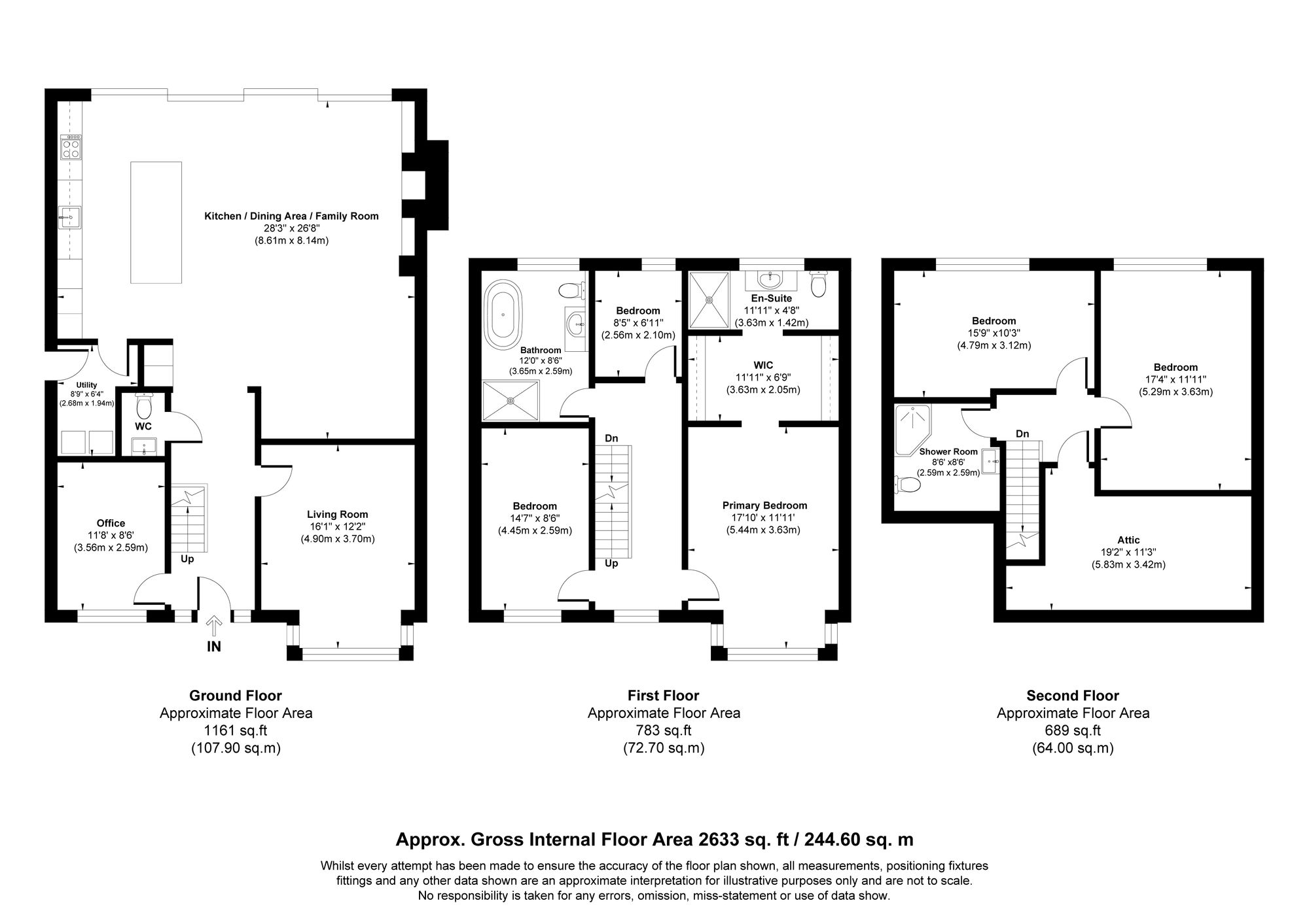 5 bed detached house for sale in Manchester Road, Bury - Property floorplan