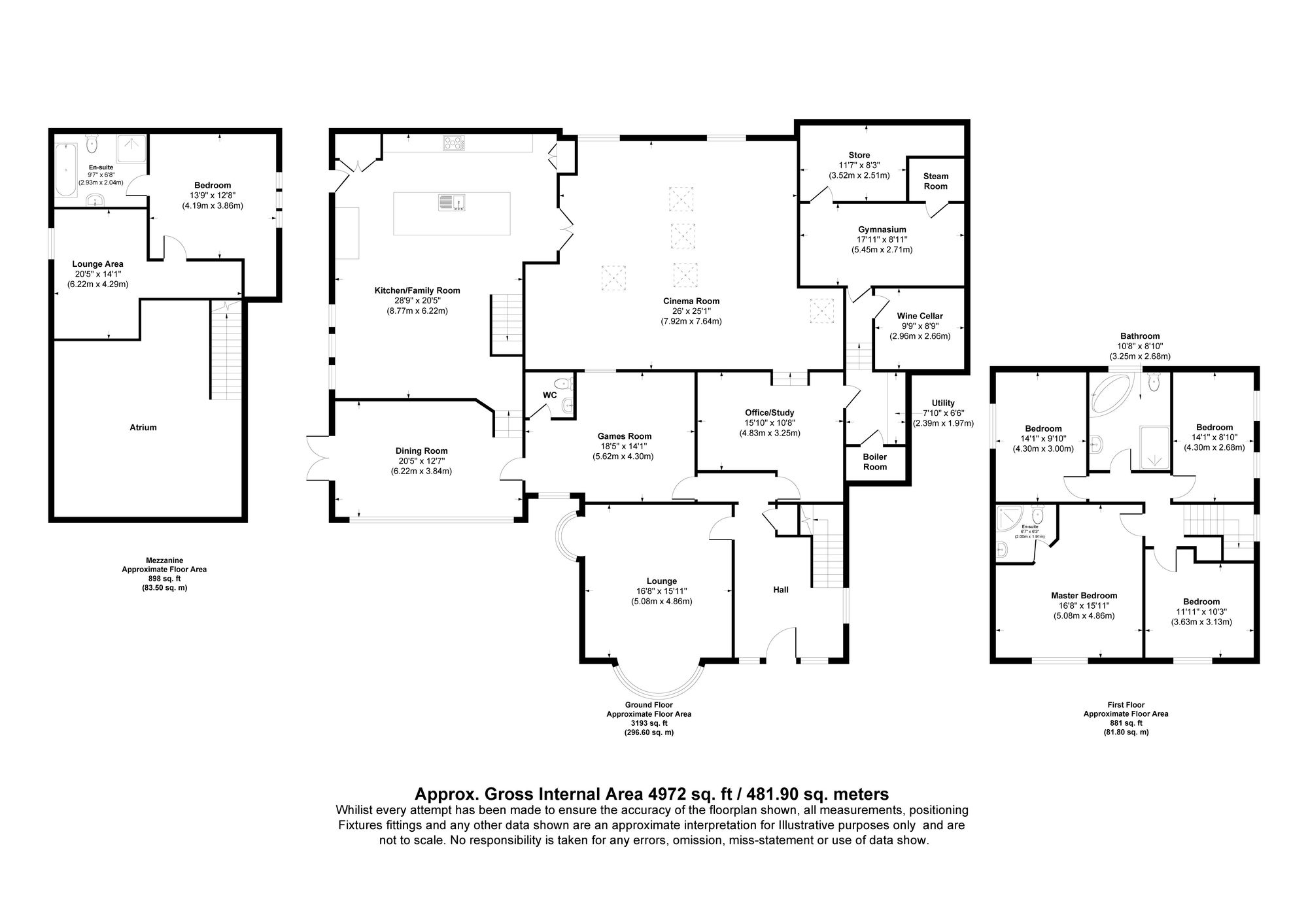 5 bed detached house for sale in Darwen Road, Bolton - Property floorplan