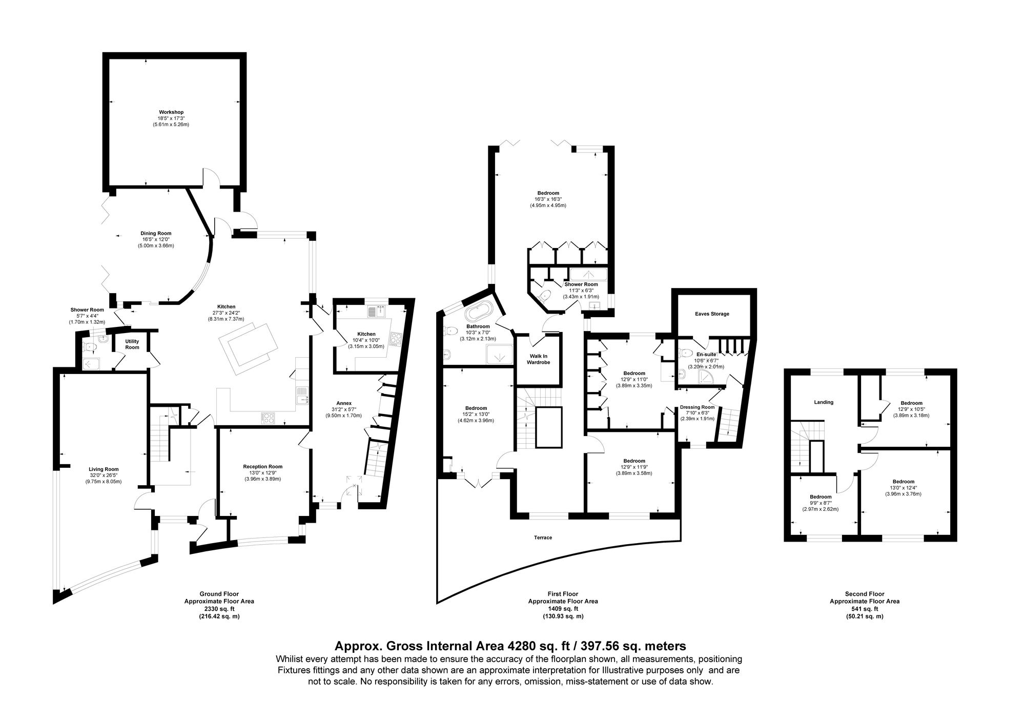 7 bed detached house for sale in Princess Road, Bolton - Property floorplan