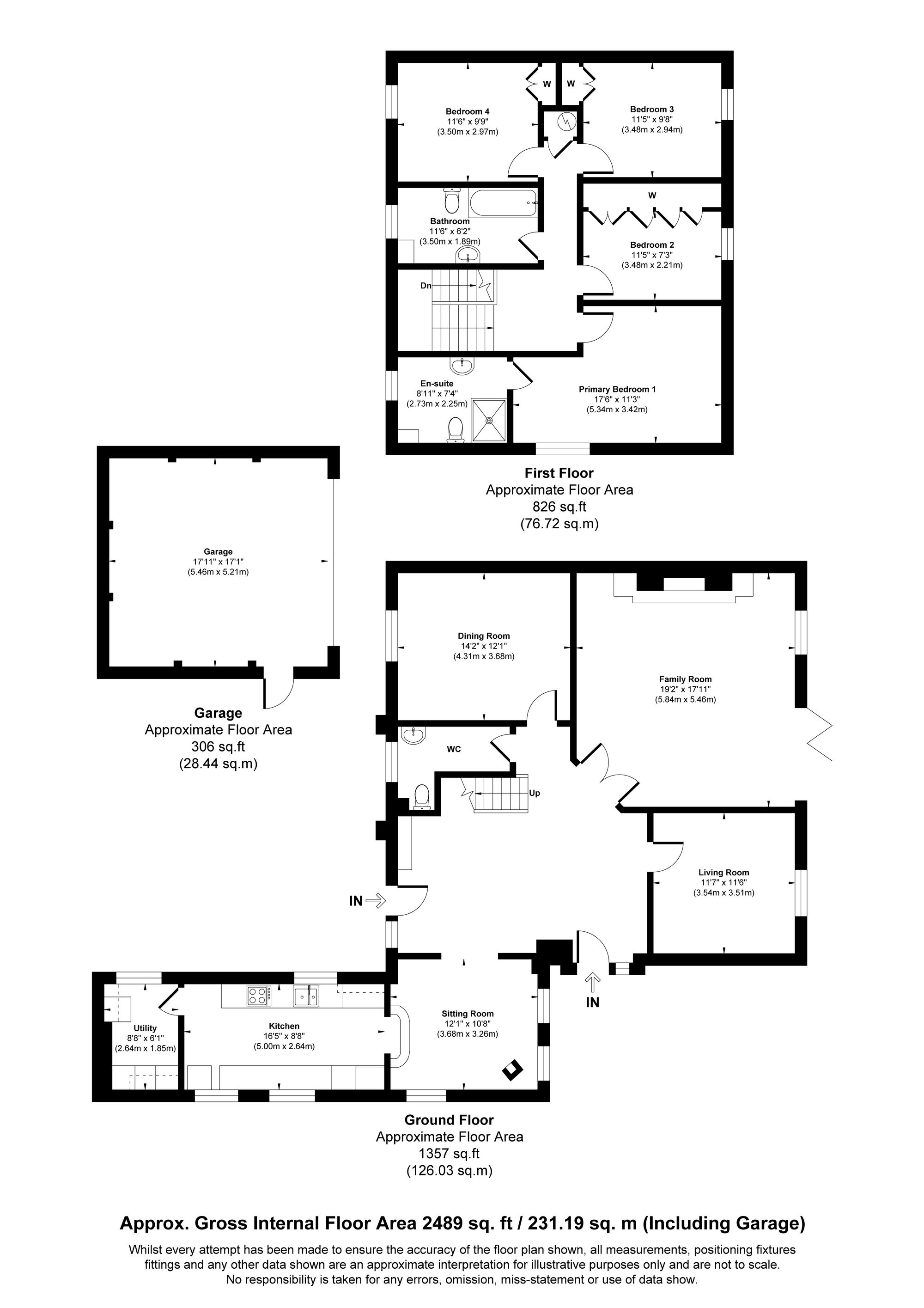 4 bed barn conversion for sale in Plodder Lane, Bolton - Property floorplan