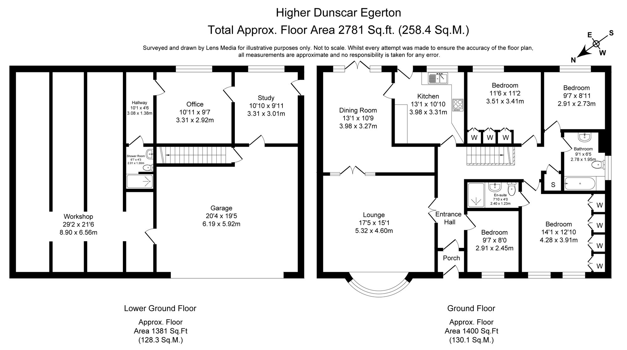 4 bed detached house for sale in Higher Dunscar, Bolton - Property floorplan