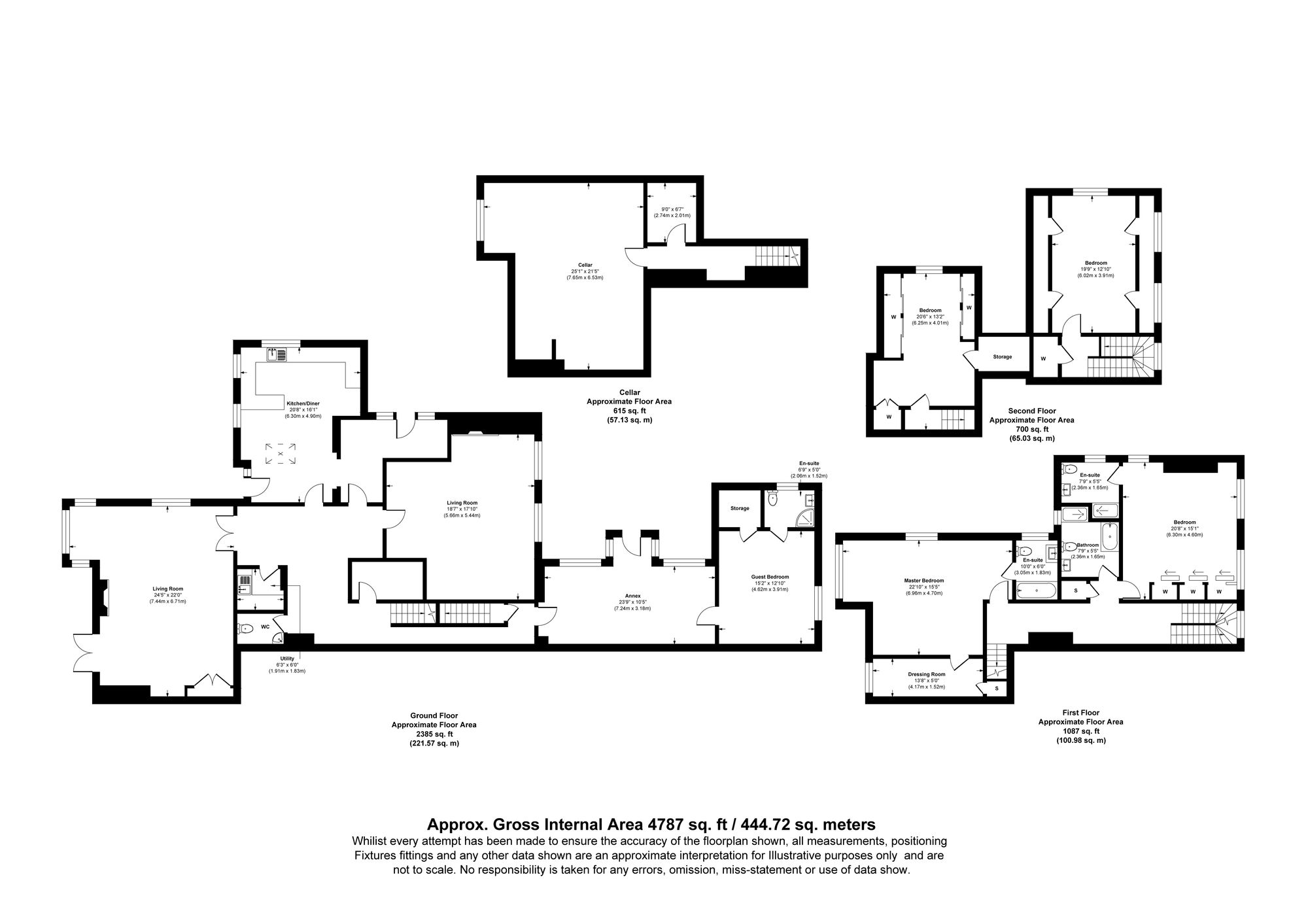 5 bed semi-detached house for sale in Victoria Road, Bolton - Property floorplan