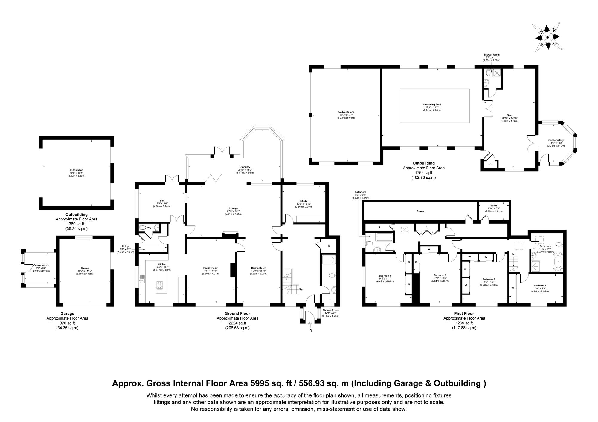 4 bed barn conversion for sale in Kings Highway, Accrington - Property floorplan