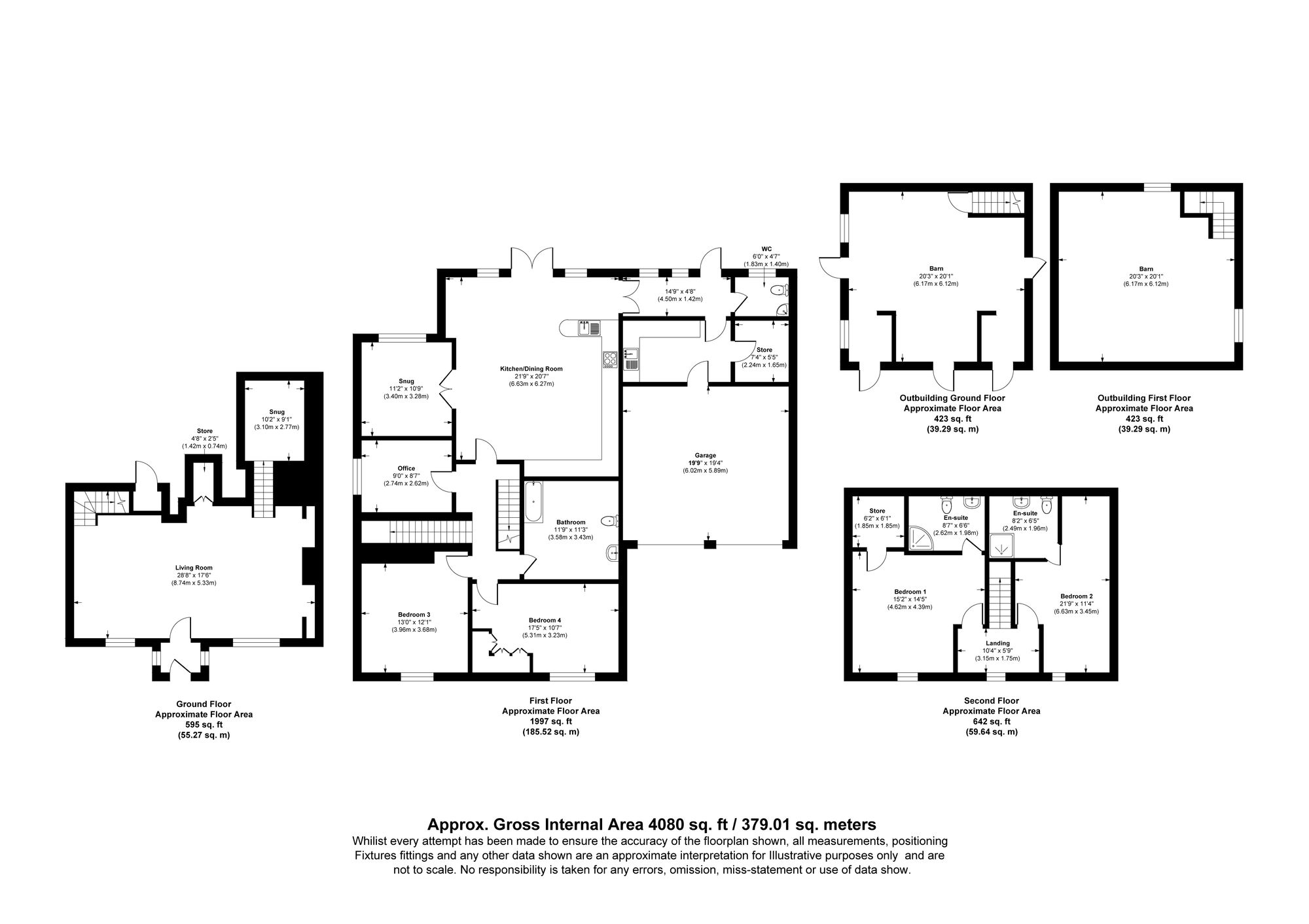 4 bed detached house for sale in Edgeside Lane, Rossendale - Property floorplan