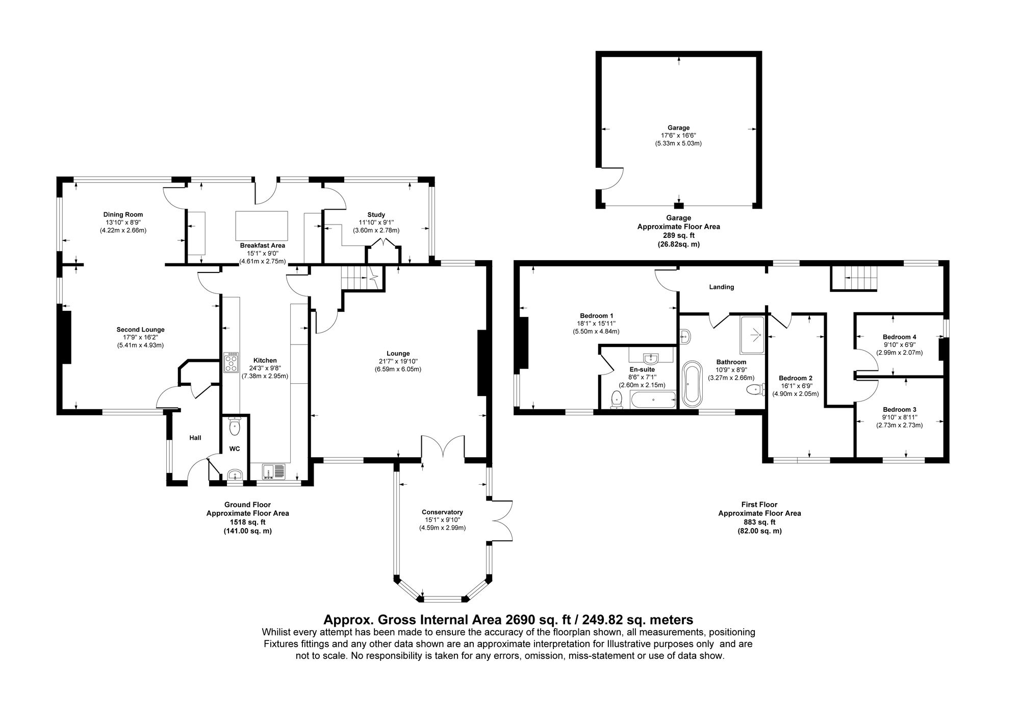 4 bed detached house for sale in The Holme, Rossendale - Property floorplan
