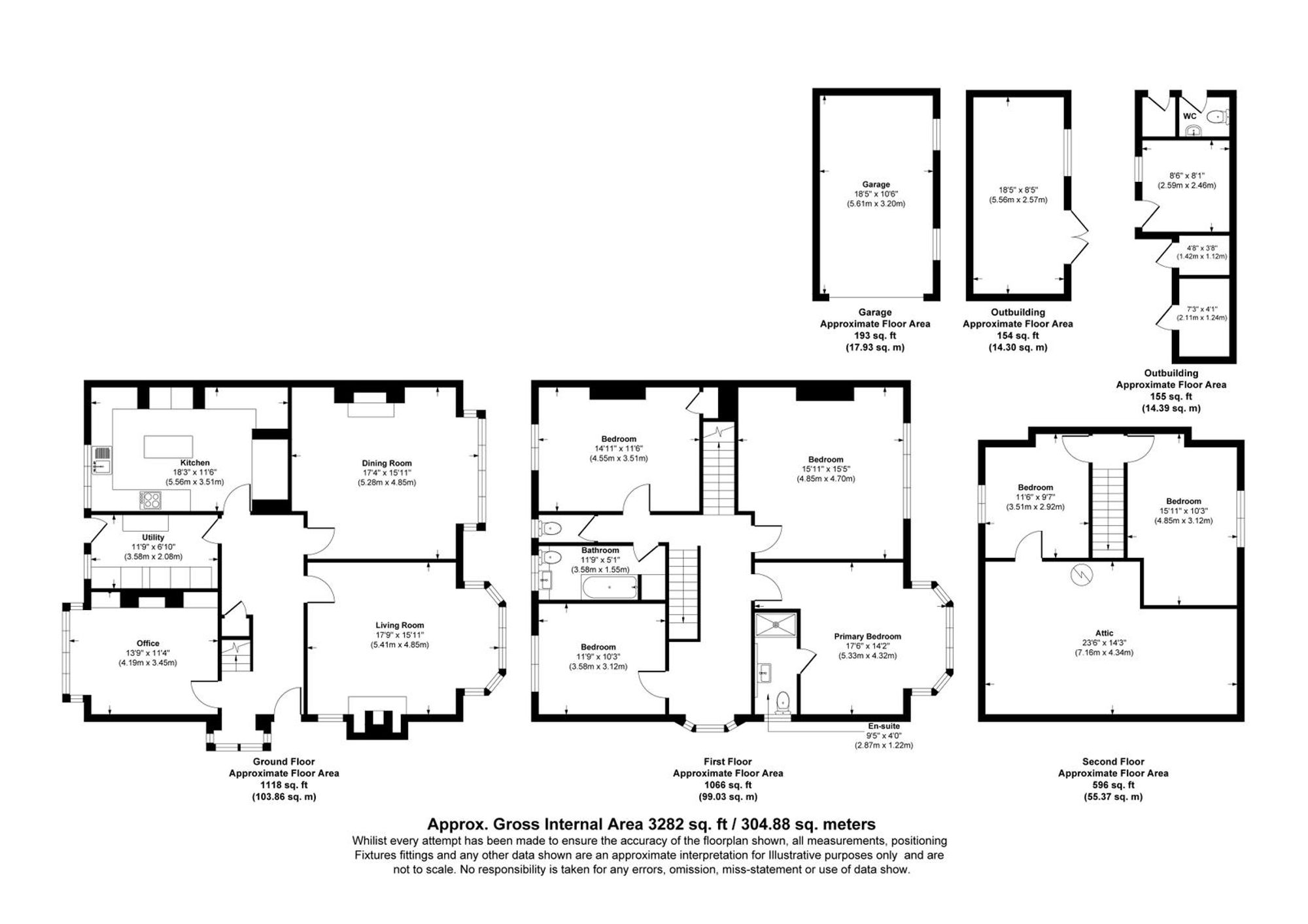 6 bed semi-detached house for sale in Albert Road, Bolton - Property floorplan