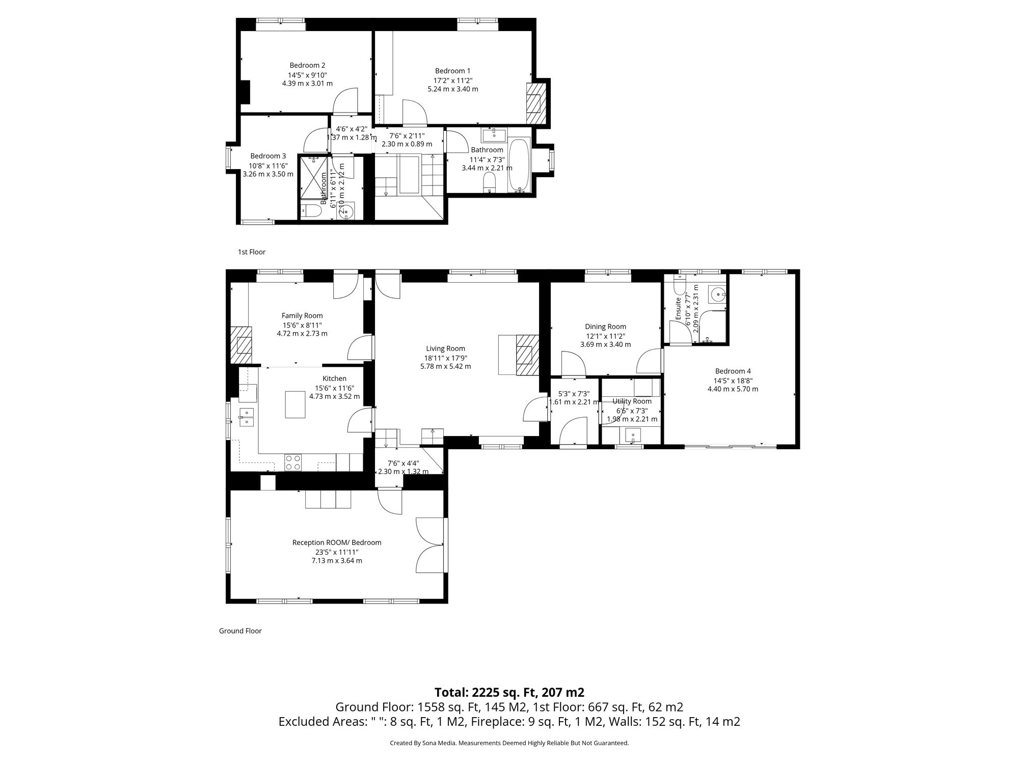 4 bed detached house for sale in Hurst Lane, Rossendale - Property floorplan