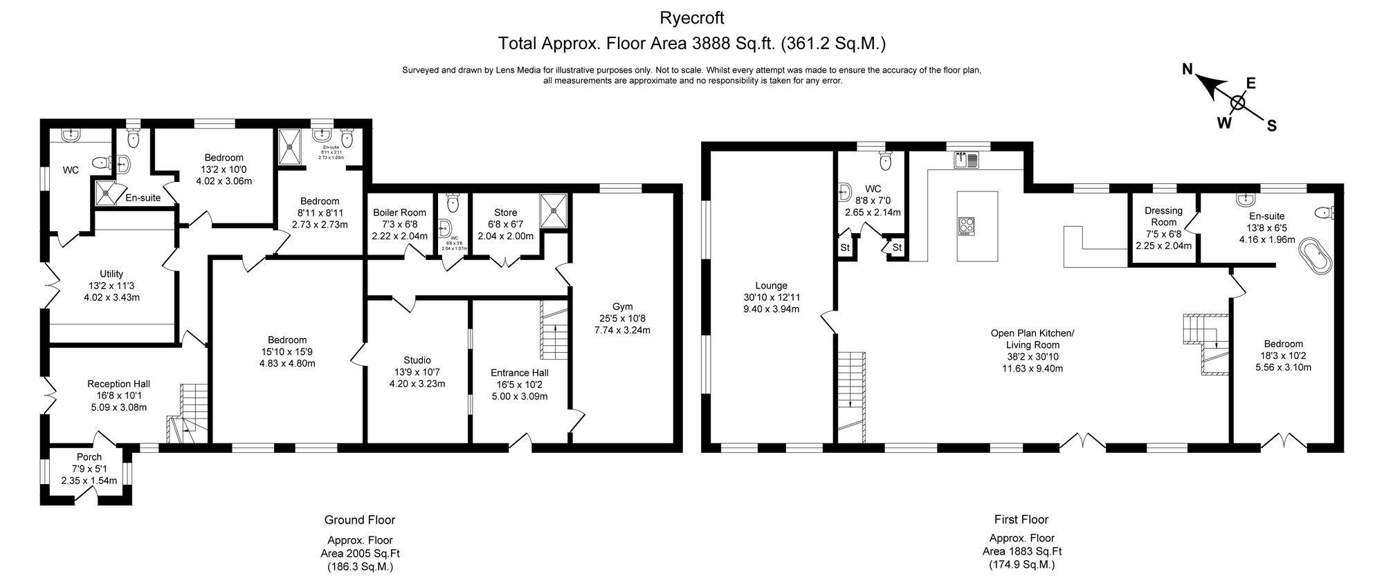 4 bed stone house for sale in Beaumont Road, Bolton - Property floorplan