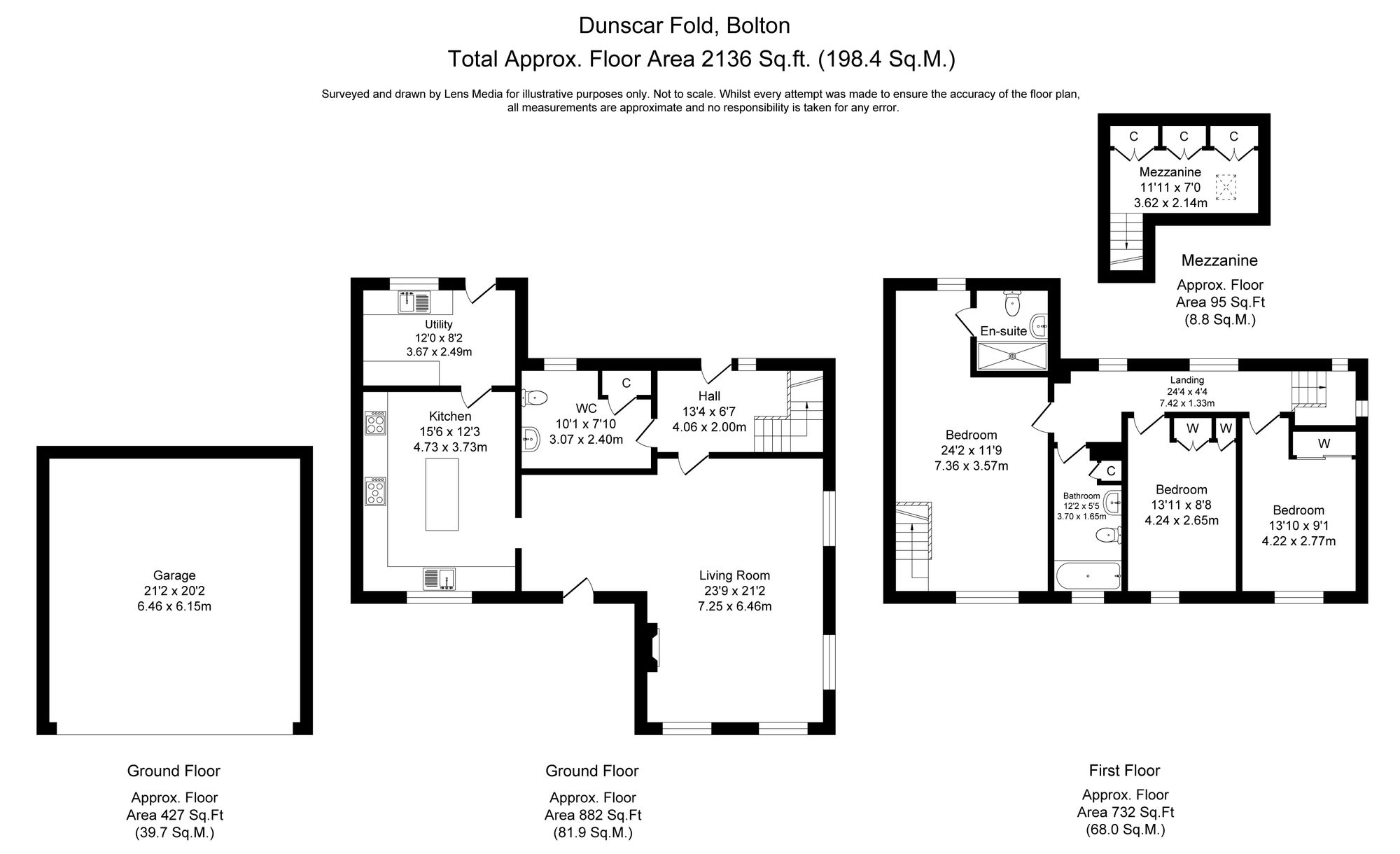 3 bed detached house for sale in Dunscar Fold, Bolton - Property floorplan