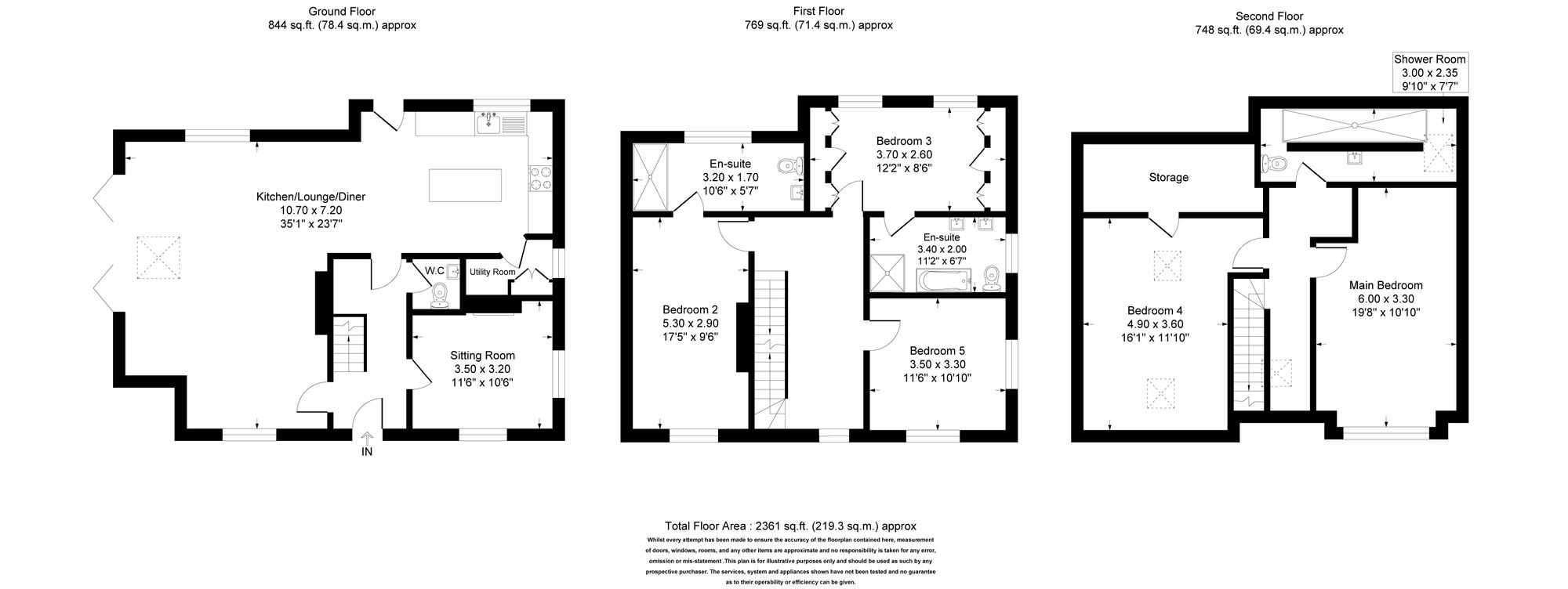 5 bed detached house for sale in Belfry View, Manchester - Property floorplan