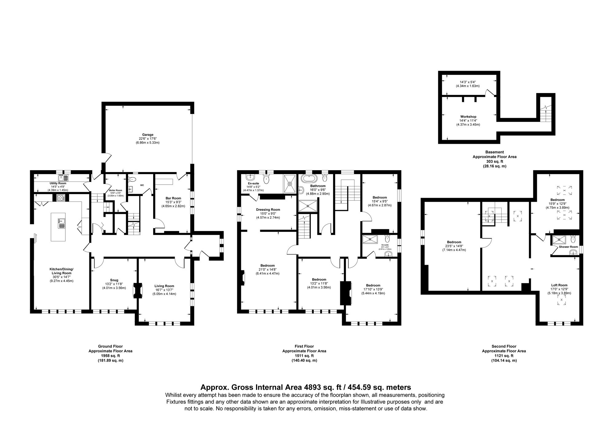 6 bed detached house for sale in Grane Road, Rossendale - Property floorplan