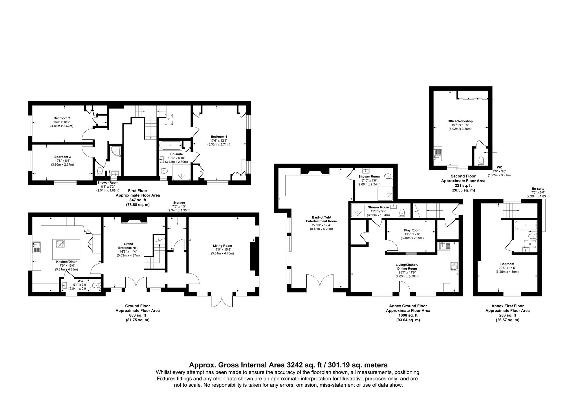 3 bed detached house for sale in Stanley Drive, Manchester - Property floorplan
