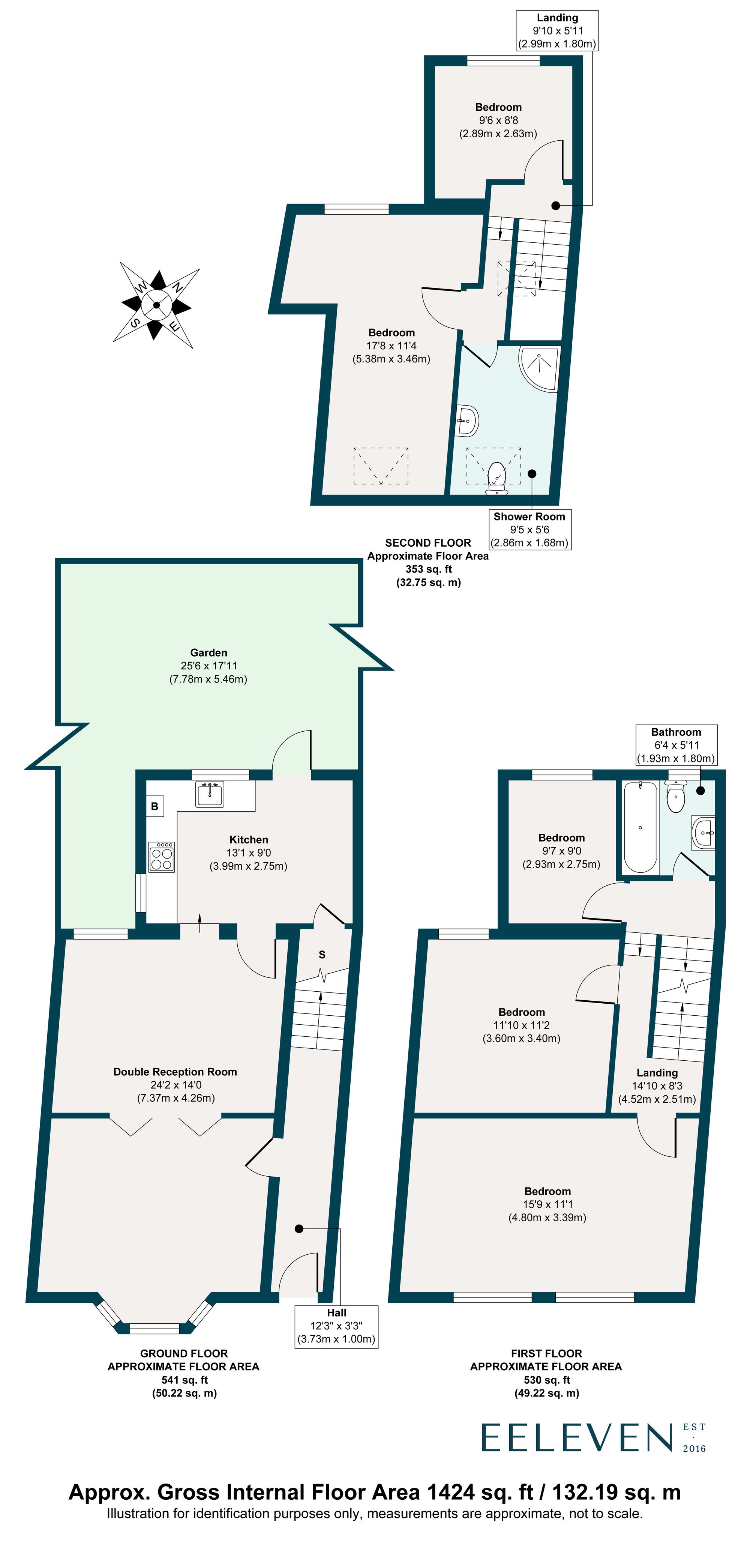 5 bed terraced house for sale in Devonshire Close, Stratford, London, E15 - Property floorplan