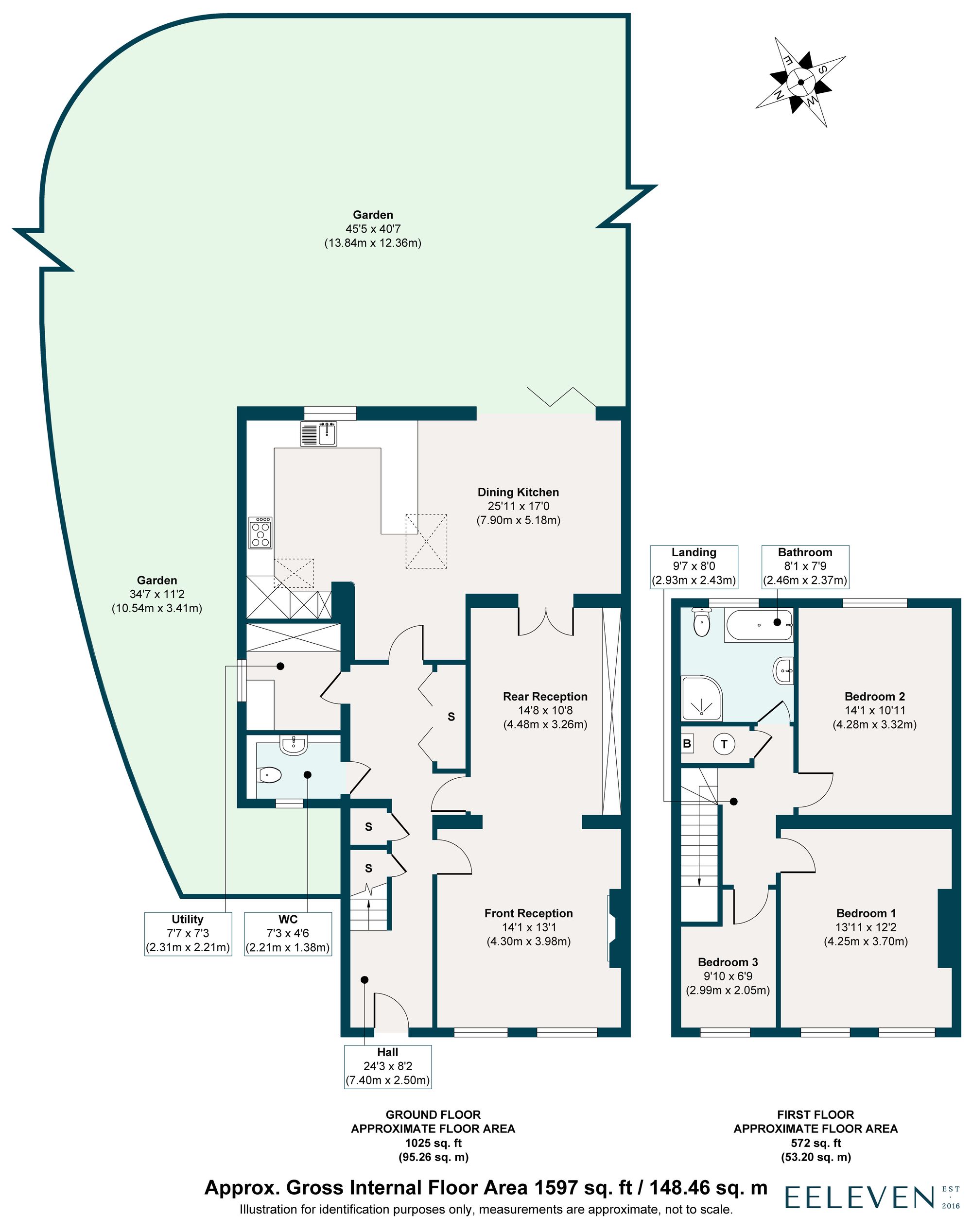 3 bed detached house for sale in Forest Drive East, Upper Leytonstone, London, E11 - Property floorplan