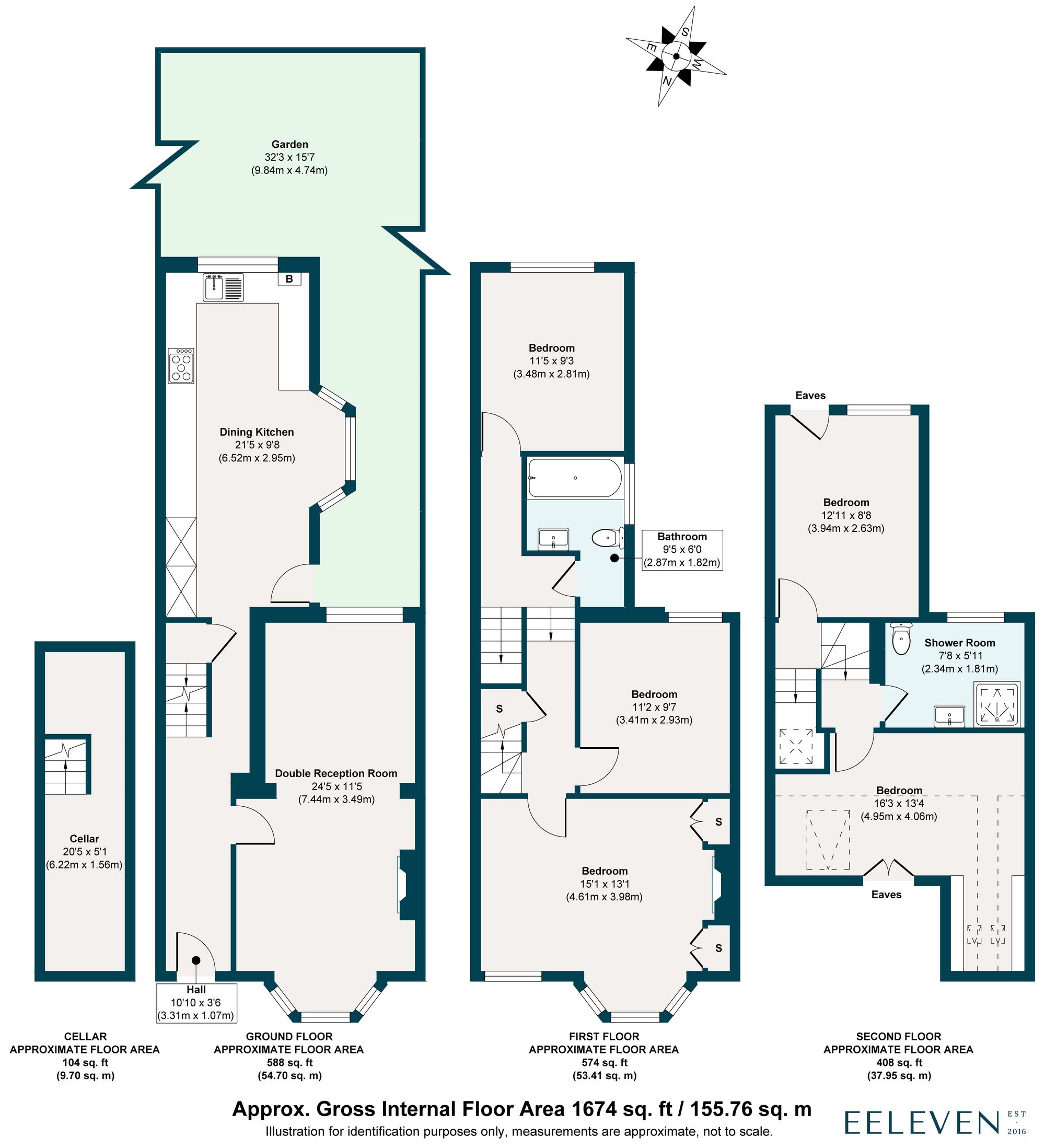 5 bed terraced house for sale in Frith Road, Leytonstone, London, E11 - Property floorplan