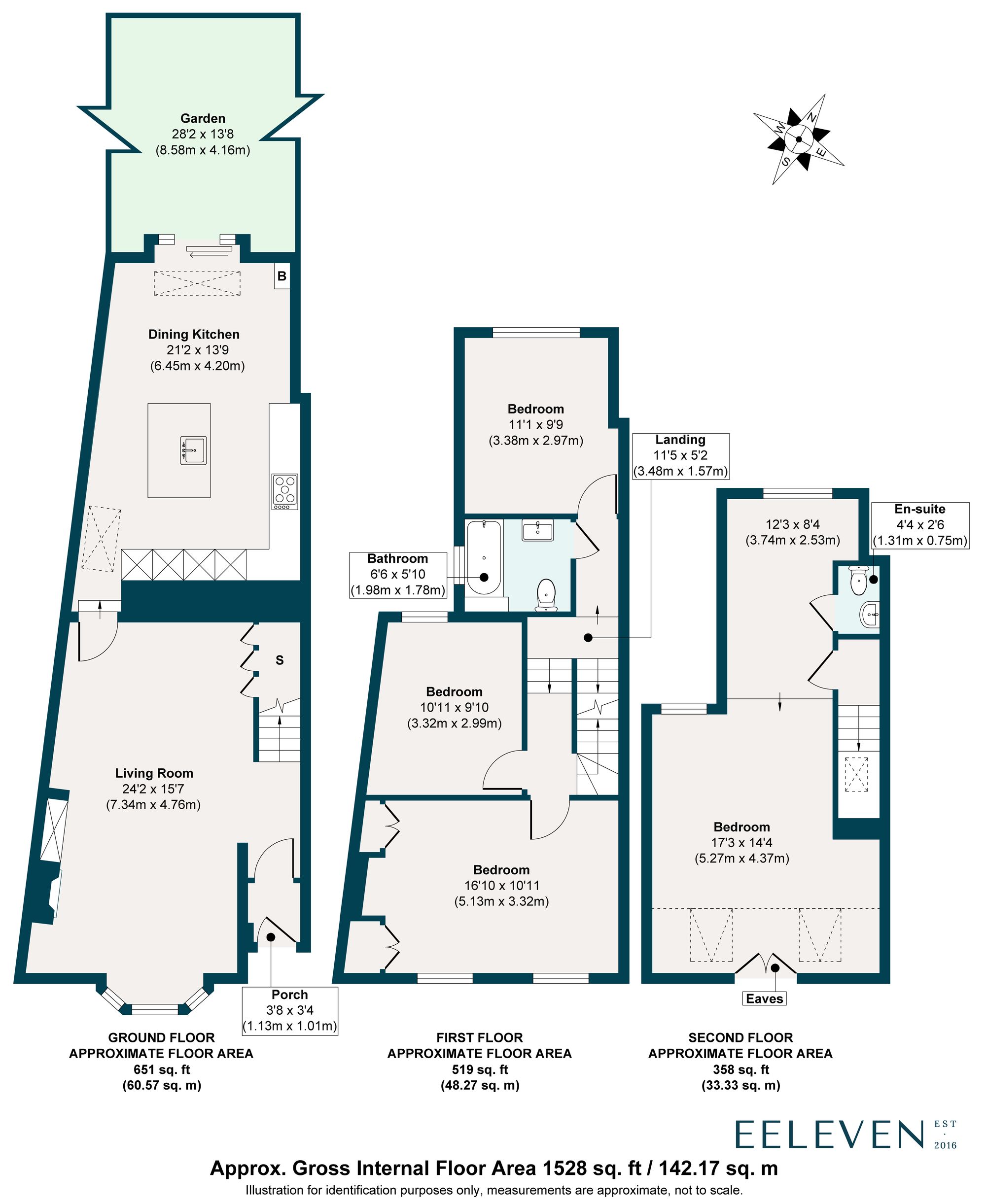 4 bed terraced house for sale in Frith Road, Leytonstone, London, E11 - Property floorplan