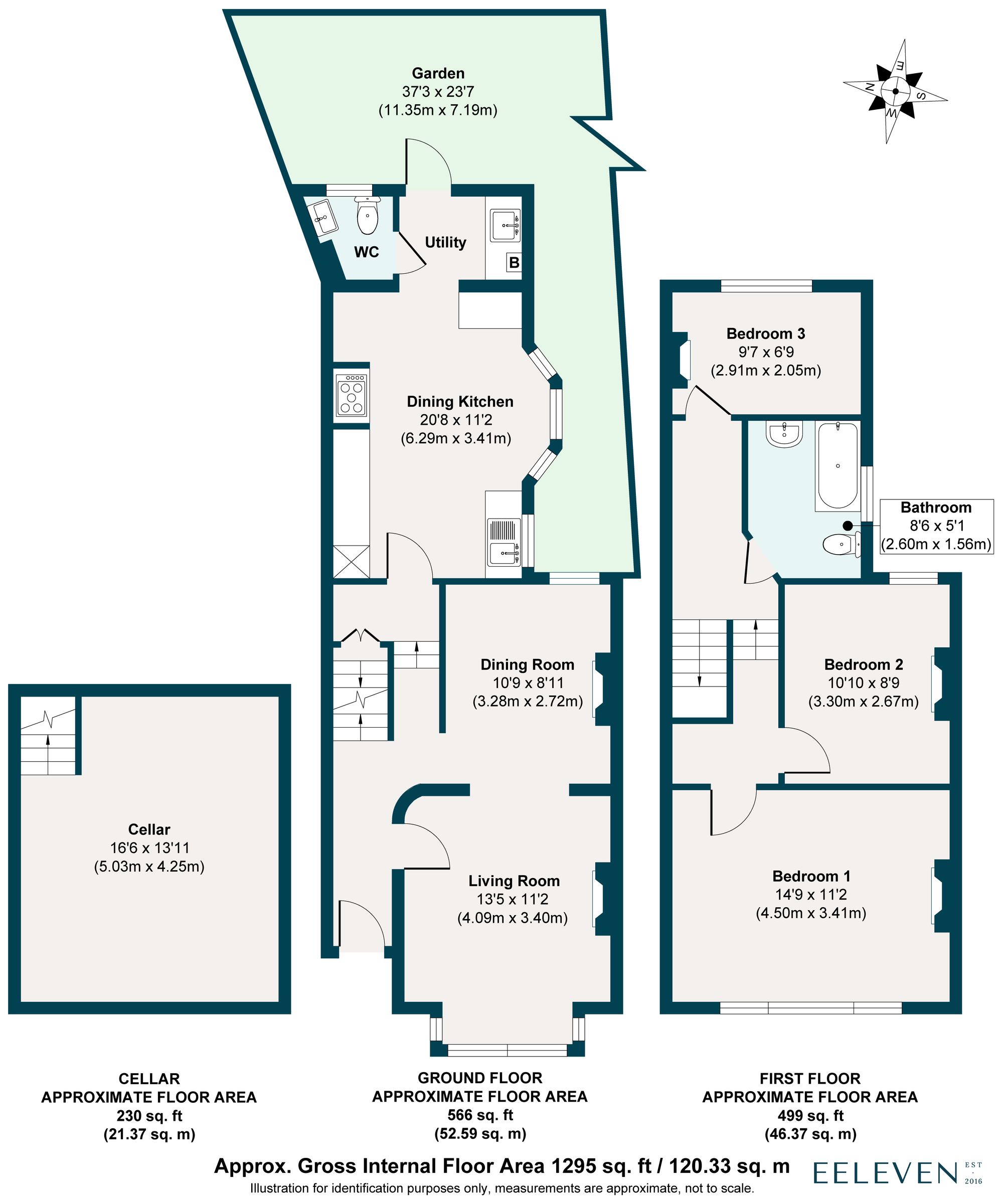 3 bed semi-detached house for sale in Southwest Road, Leytonstone, London, E11 - Property floorplan