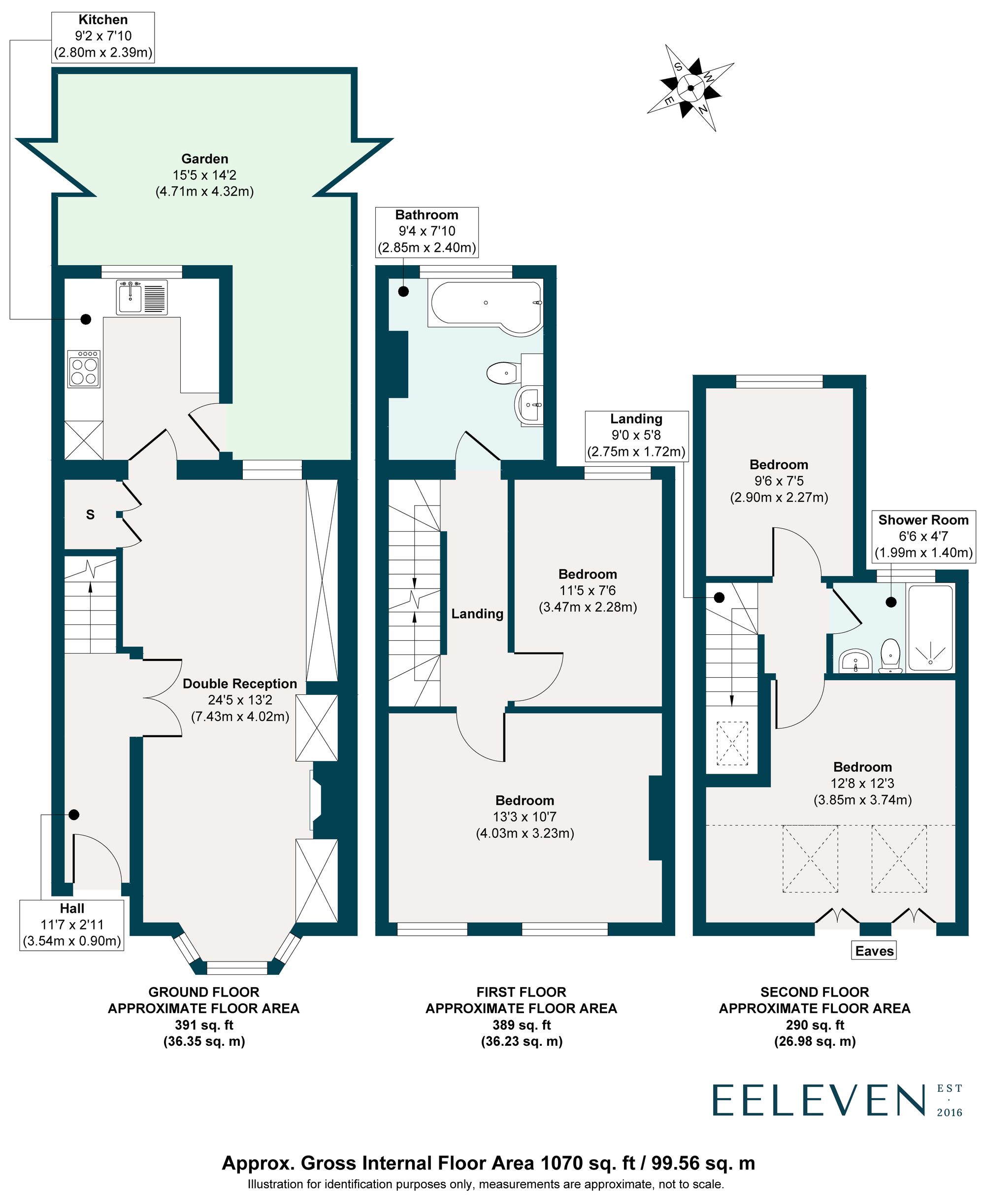 4 bed terraced house for sale in Coopers Lane, Leyton, London, E10 - Property floorplan