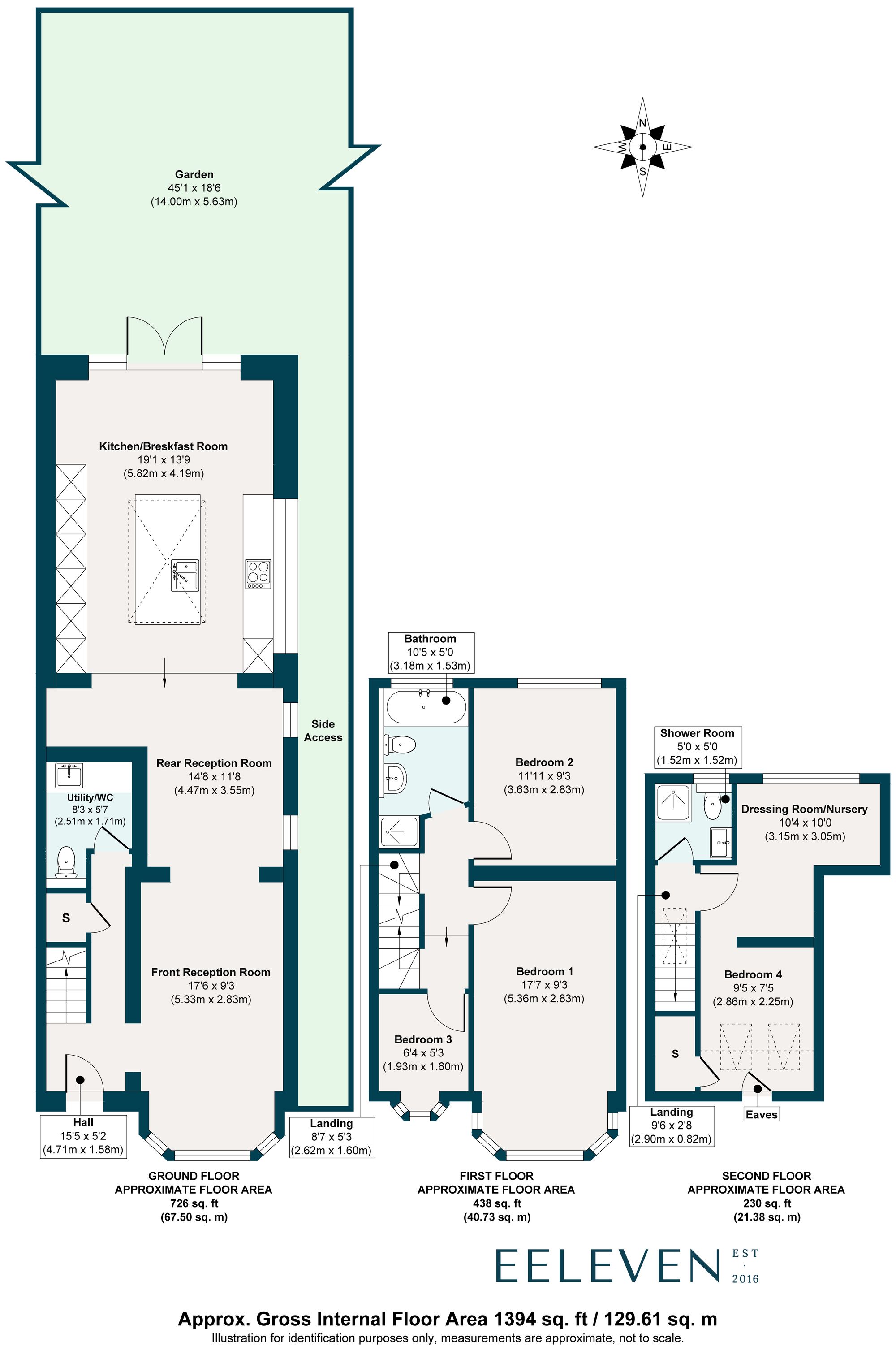 4 bed end of terrace house for sale in Leyspring Road, Bushwood, London, E11 - Property floorplan