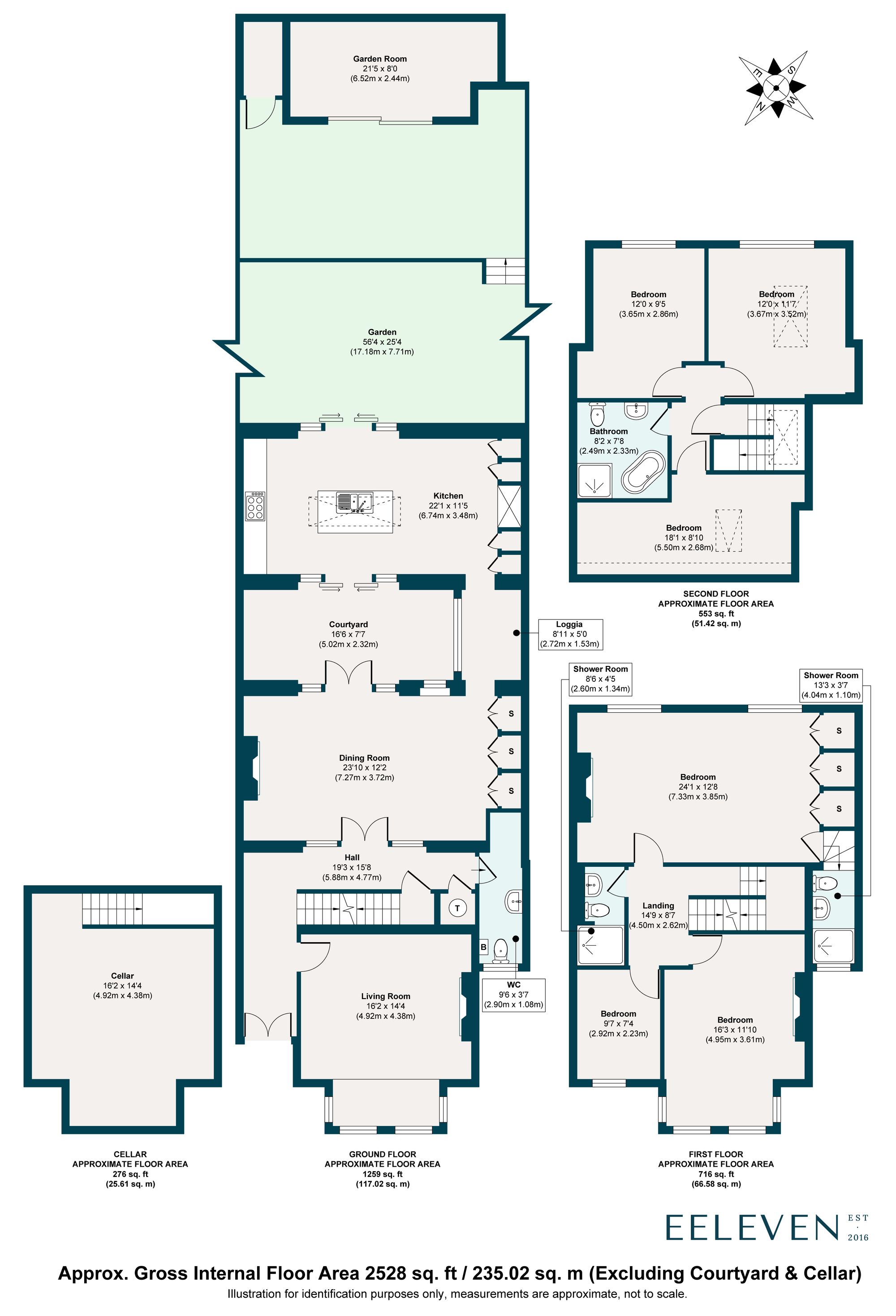 6 bed terraced house for sale in Forest Drive East, Upper Leytonstone, London, E11 - Property floorplan