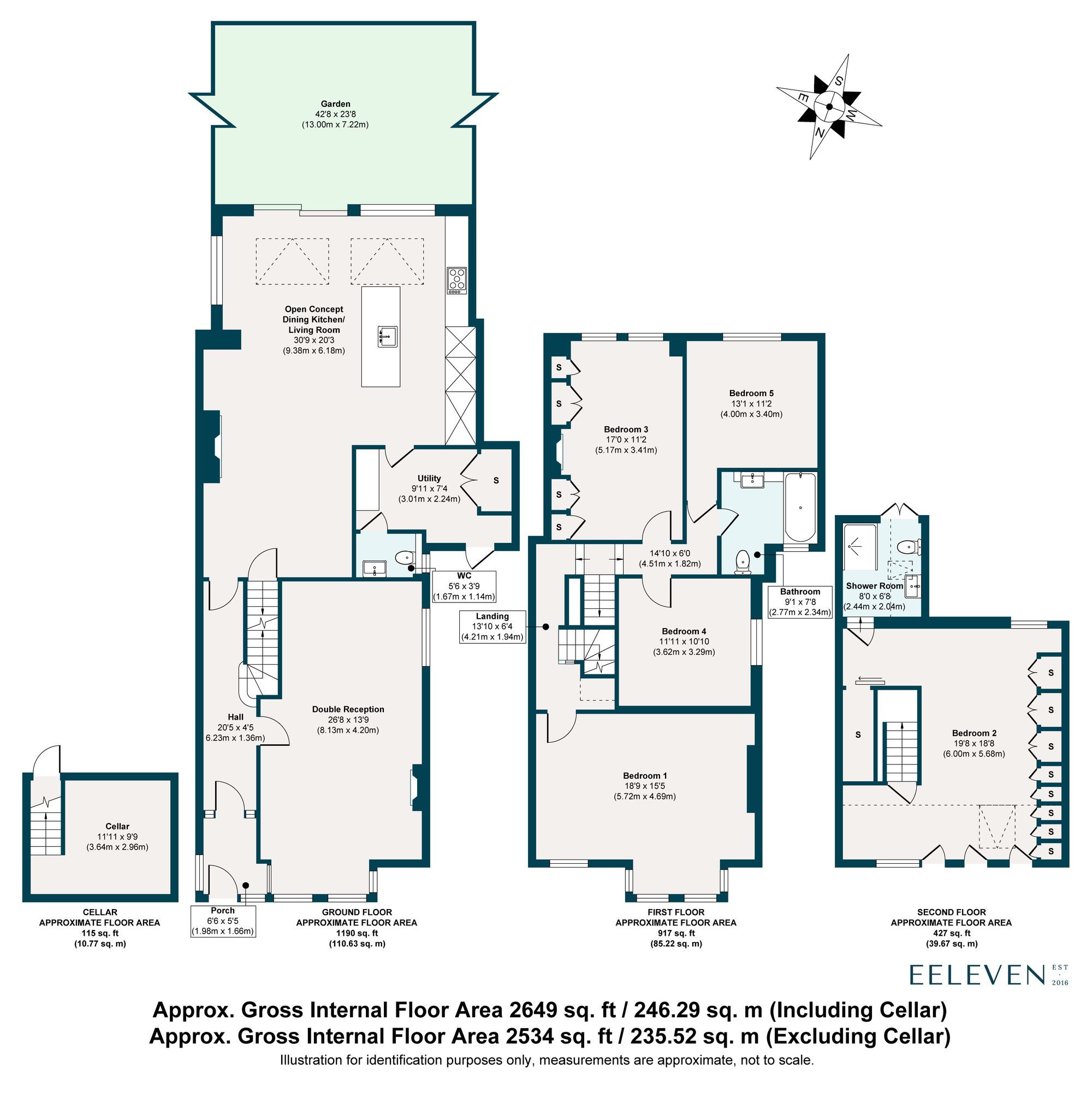 5 bed terraced house for sale in Chadwick Road, Upper Leytonstone, London, E11 - Property floorplan