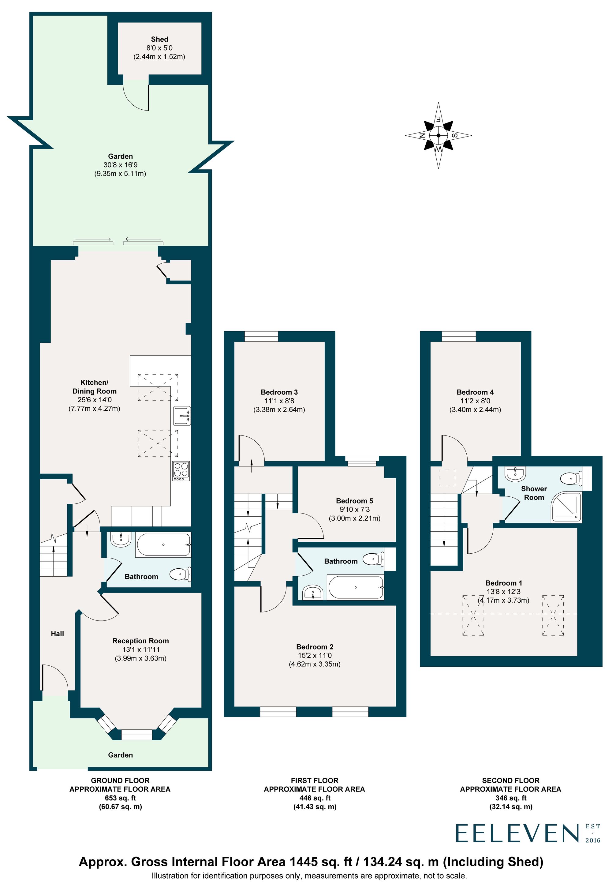 5 bed terraced house for sale in Ashville Road, Leytonstone, London, E11 - Property floorplan